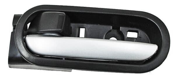 Manija Interior Mazda Cx7 2007-2012 Plastico Negra/ Plata Trasera Izquierda