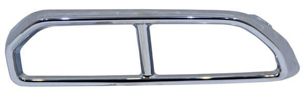 Moldura Facia Trasera Audi Q5 2021-2025 Cromada Para Escape Derecha
