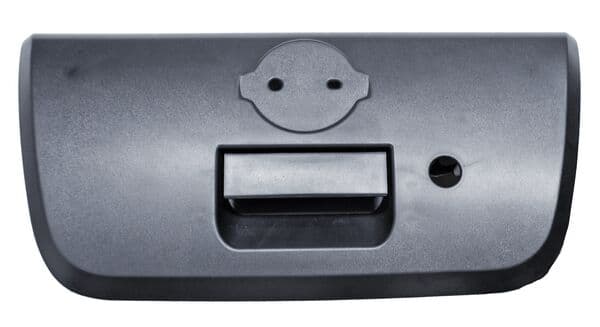Manija Tapa Caja Nissan Frontier 2002-2004 Completa Sin Emblema Con Hoyo Para Llave Plastico Negra