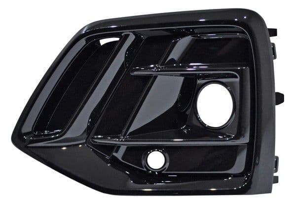 Rejilla Audi Q5 2021-2024 Para Faro Niebla Con Hoyo Para Sensor Lisa Izquierda
