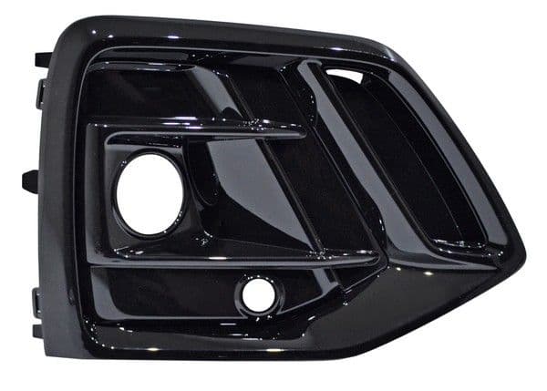 Rejilla Audi Q5 2021-2024 Para Faro Niebla Con Hoyo Para Sensor Lisa Derecha