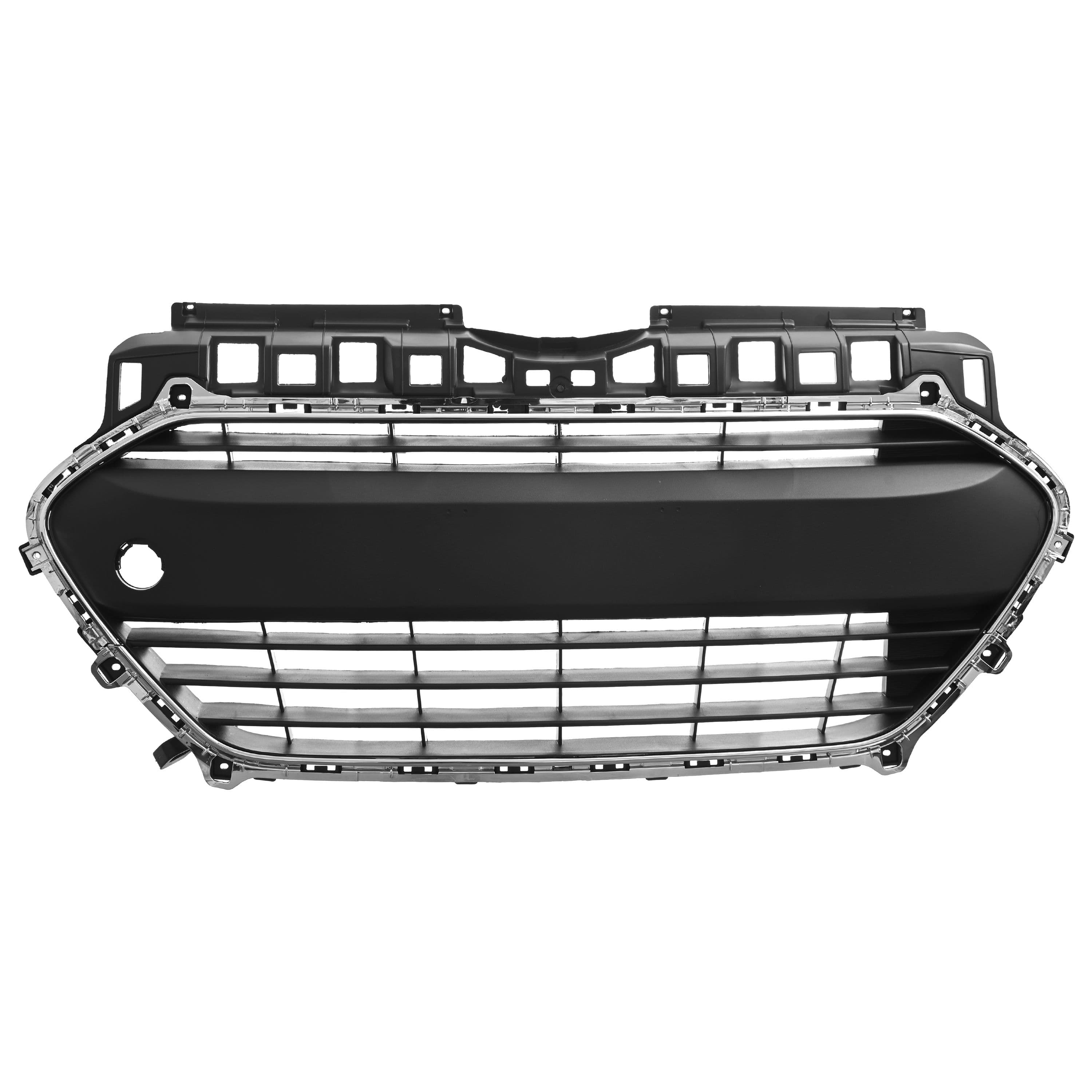 Rejilla Delantera Con Filo Cromado Central Hyundai Grand I10 20152017
