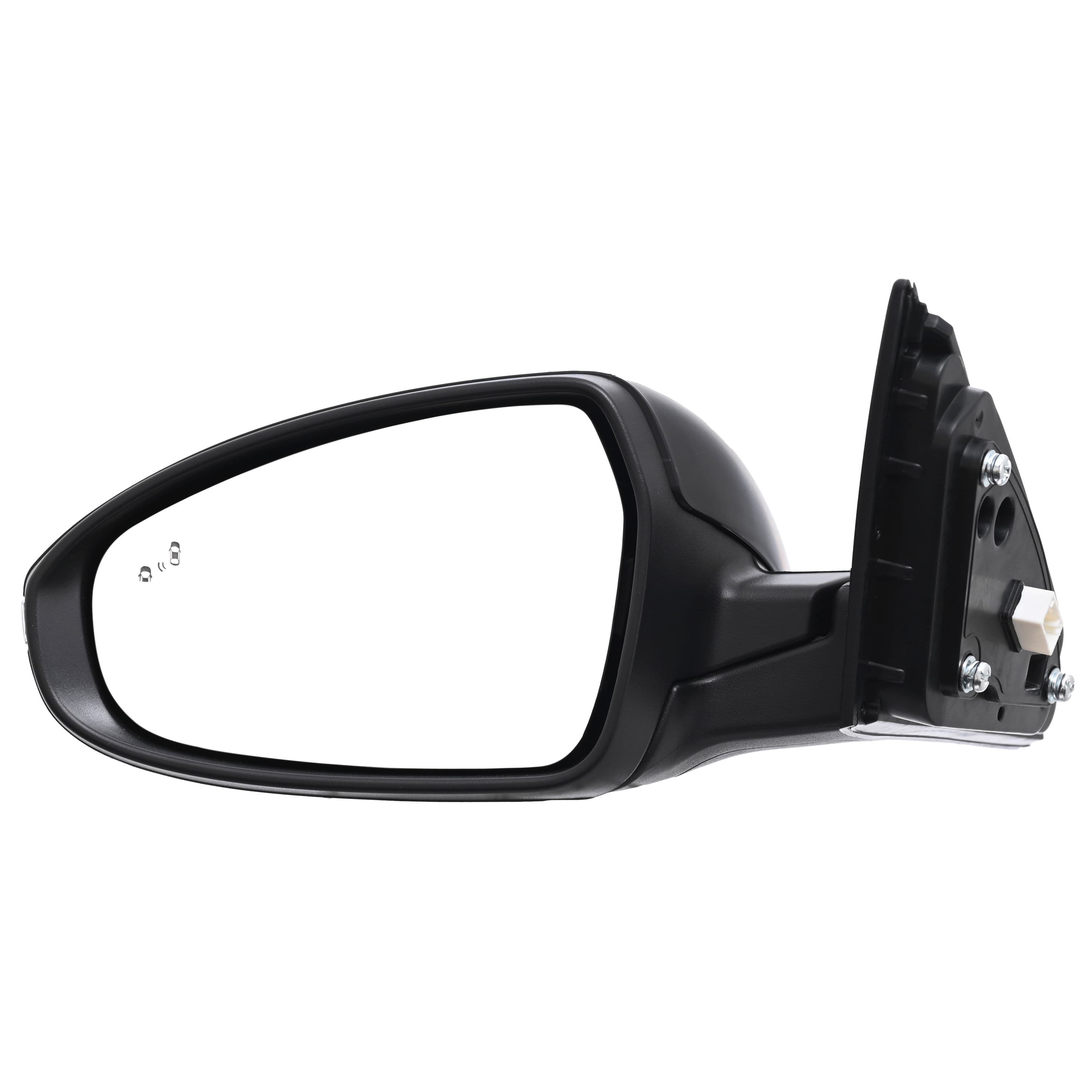 Espejo Izquierdo Kia Forte Expack/Gt Line Para Pintar 4/5 Ptas 2019-2024 Electrico Abatible Con Desempanante/Direccional/Sensor De Proximidad 10 Pines