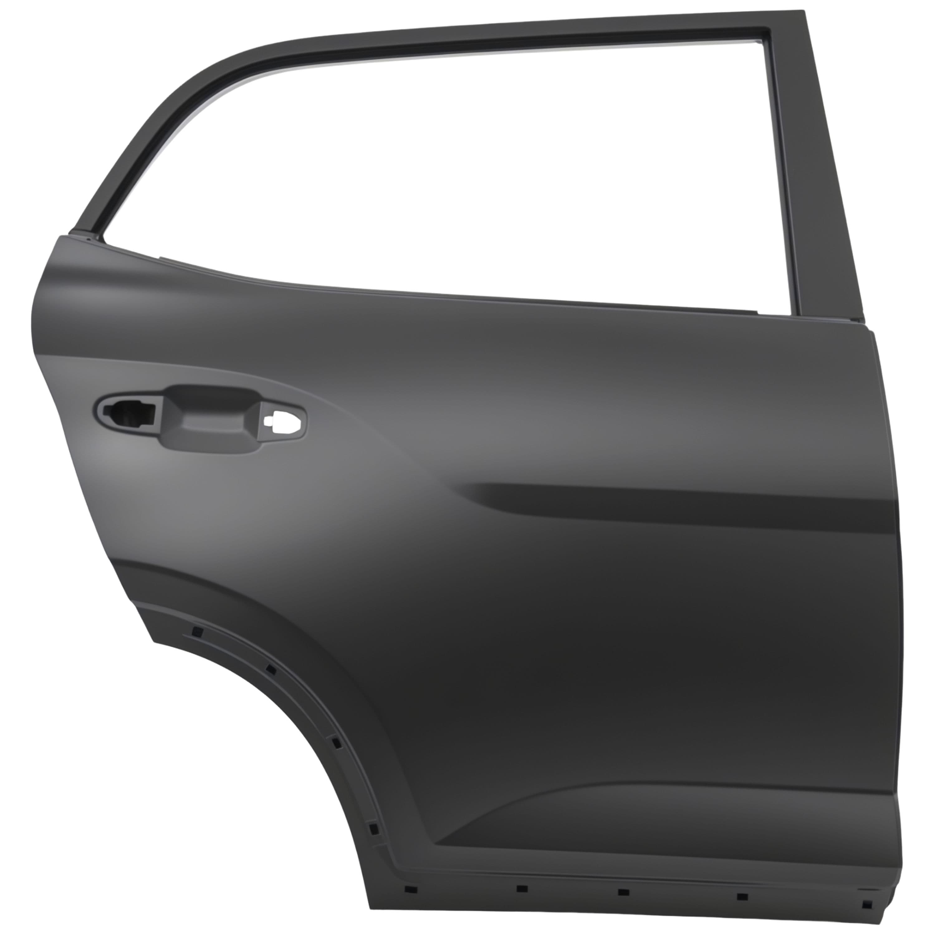 Puerta Trasera Derecha Hyundai Creta 2021-2025 Lámina Con Hoyo Para Moldura