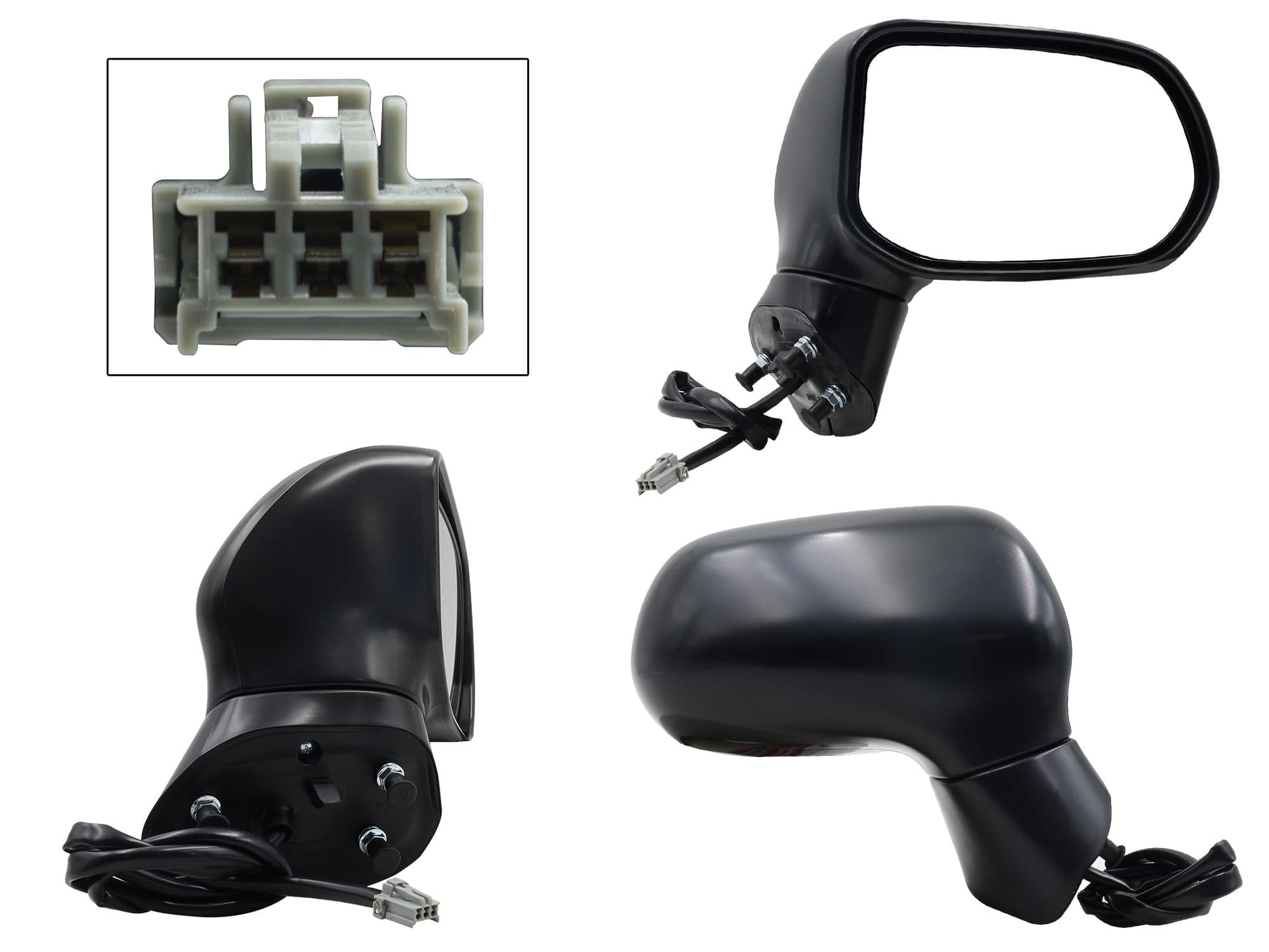 Espejo Derecho Honda Civic Sedan 2006-2011 3 Pines Eléctrico Para Pintar