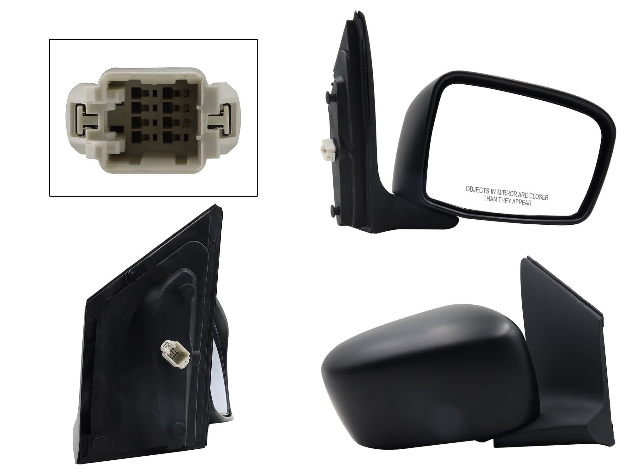 Espejo Derecho Honda Odyssey 2005-2010 3 Pines Eléctrico Para Pintar