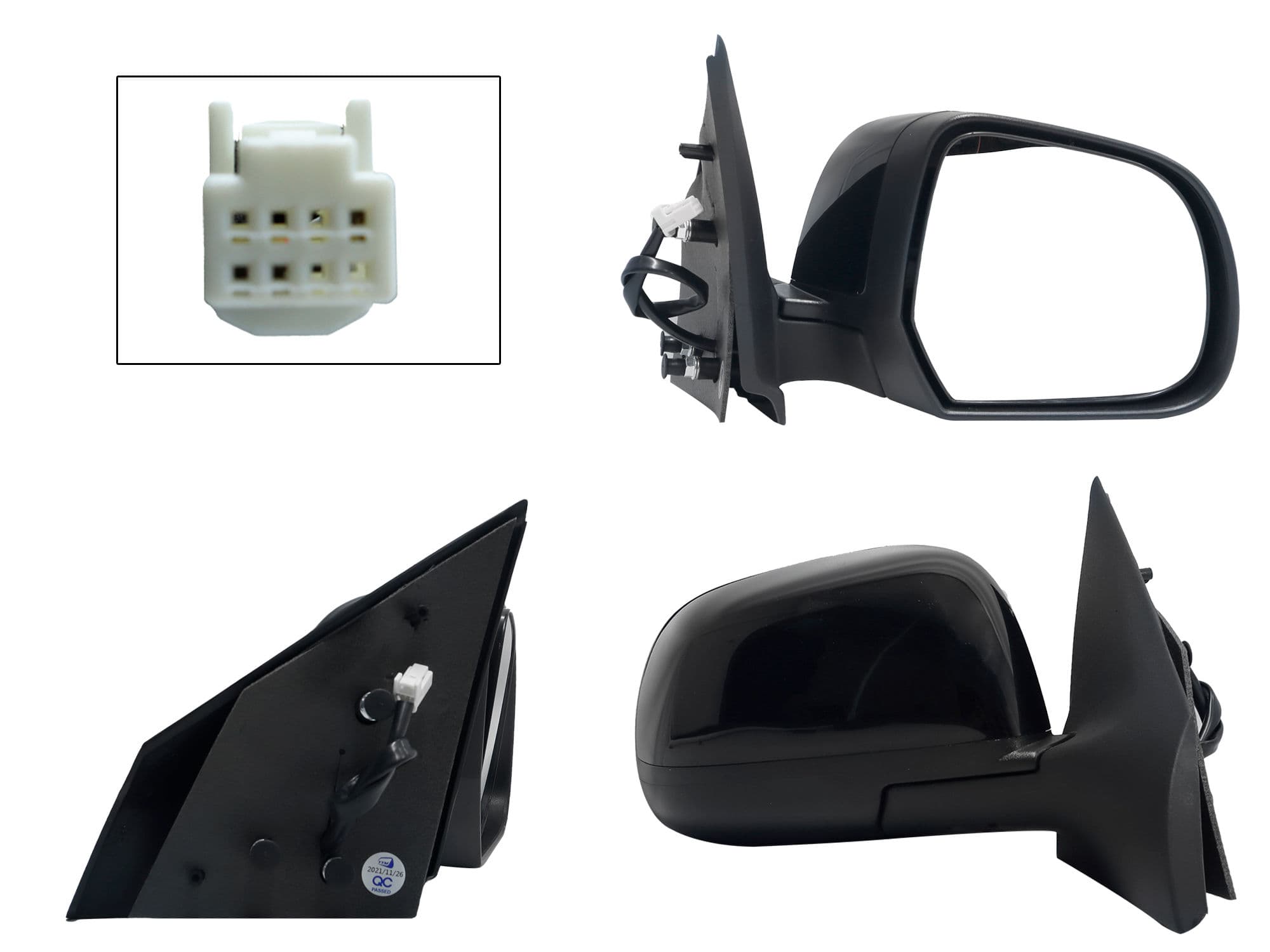 Espejo Derecho Nissan Versa 2012-2014 3 Pines Eléctrico Para Pintar