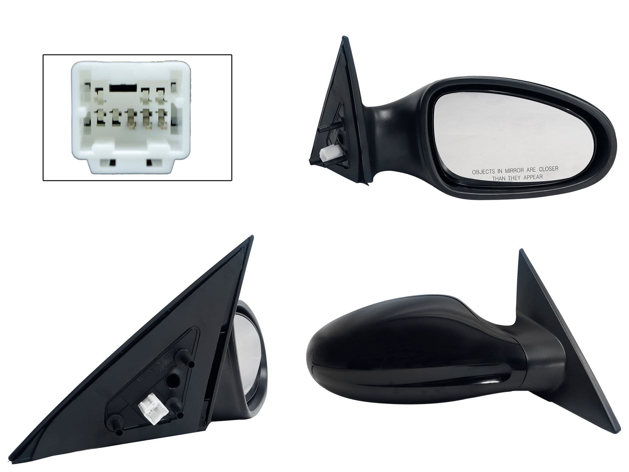 Espejo Derecho Nissan Altima 2002-2004 3 Pines Eléctrico Para Pintar