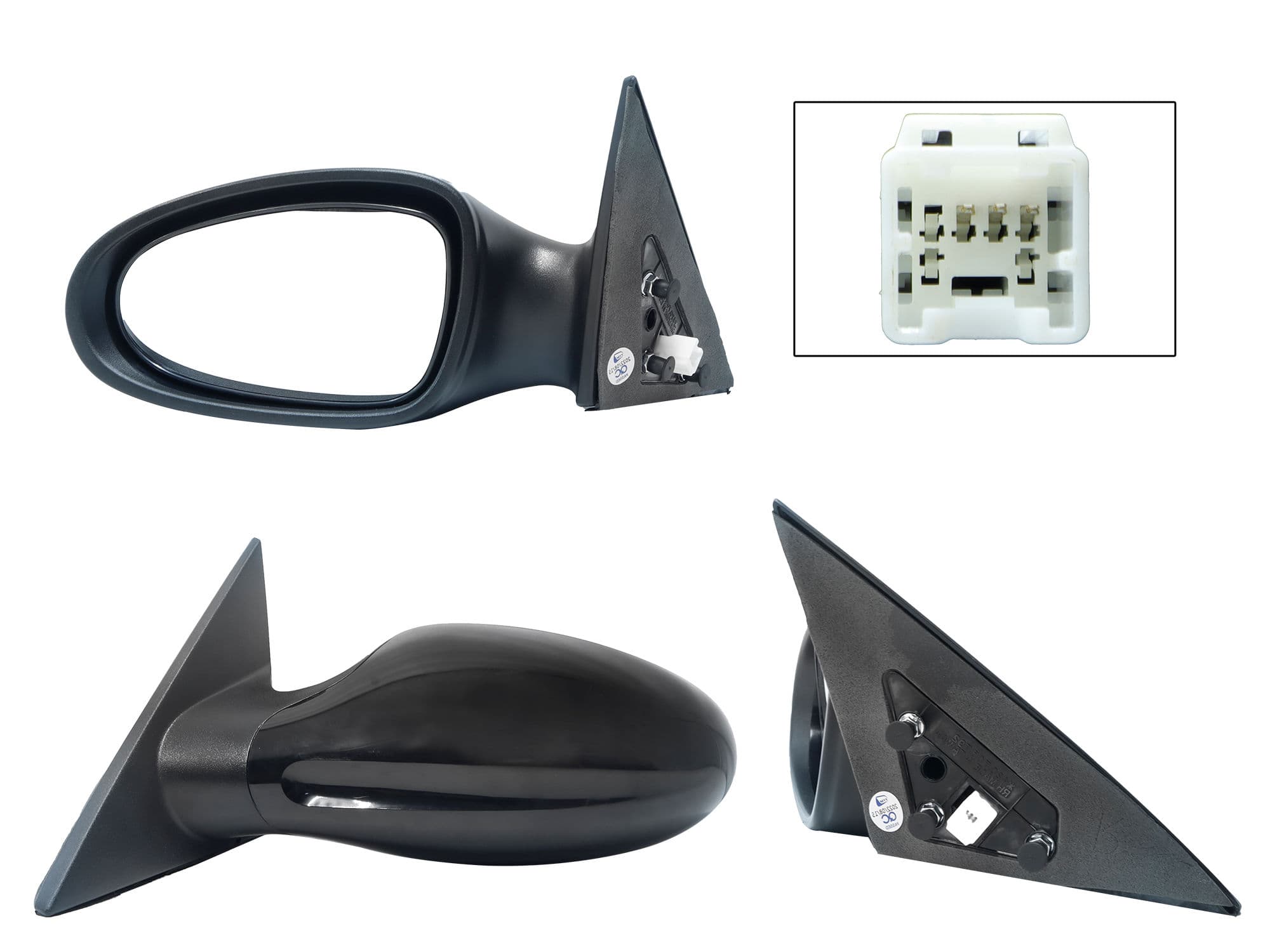 Espejo Izquierdo Nissan Altima 2005-2006 3 Pines Eléctrico Para Pintar