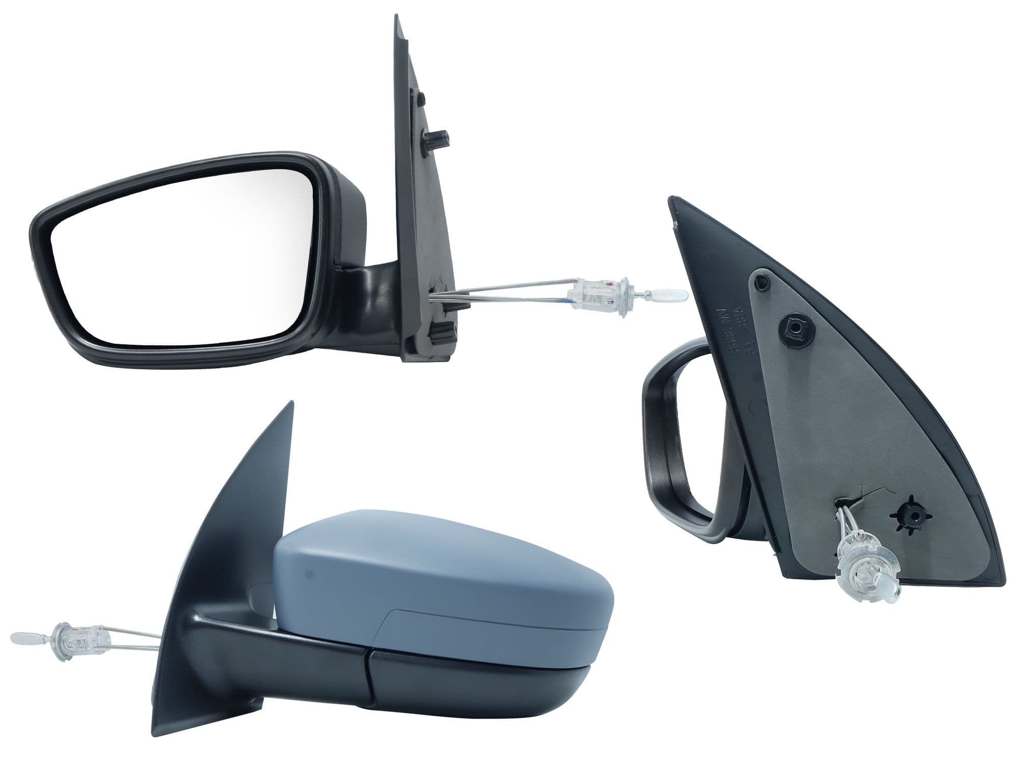 Espejo Izquierdo Volkswagen GOL 2008-2012 Manual Con Control Para Pintar