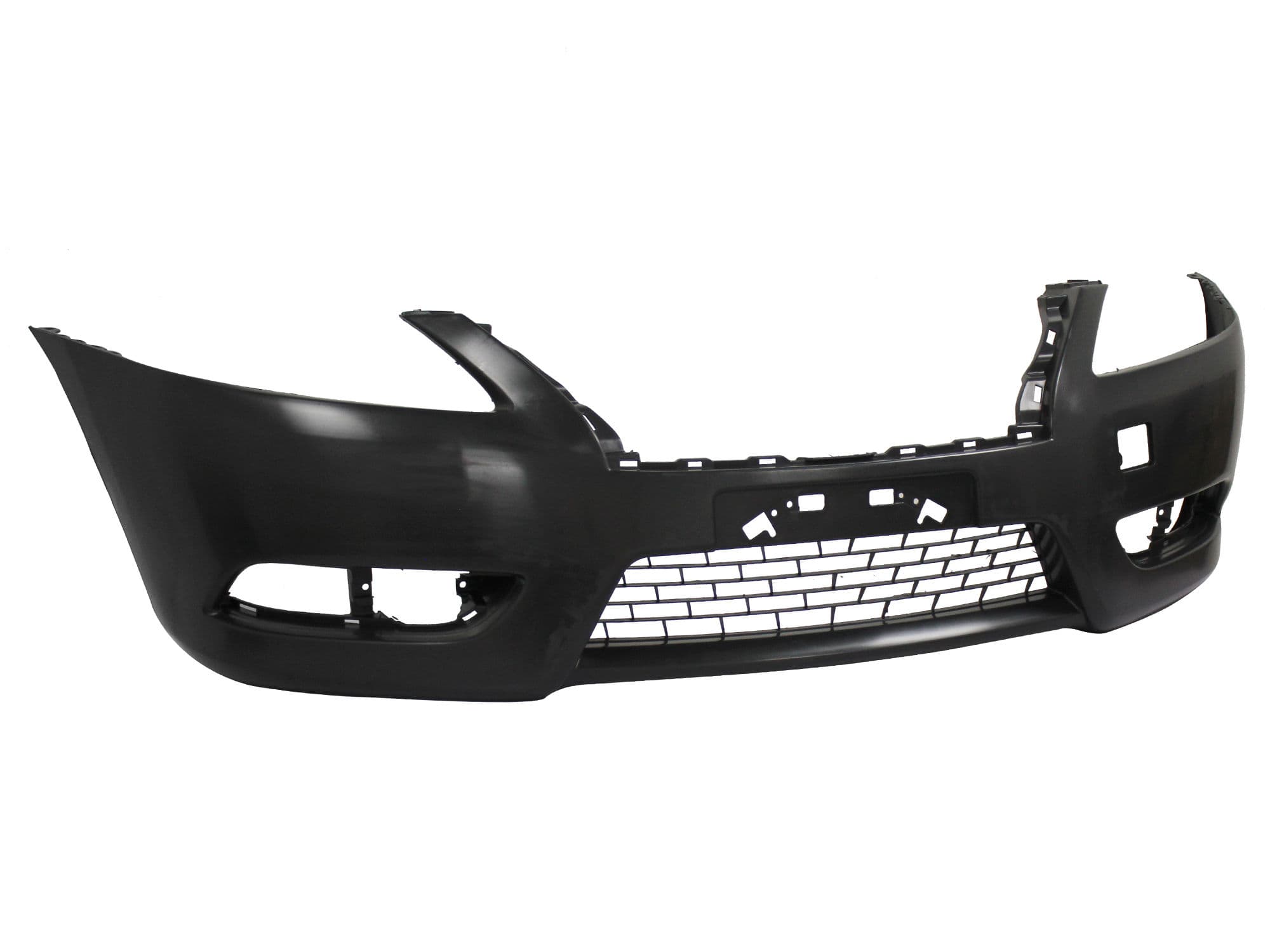 Facia Delantera Con HOYO Para FARO Con Rejilla Central NISSAN SENTRA B-17 2013-2016