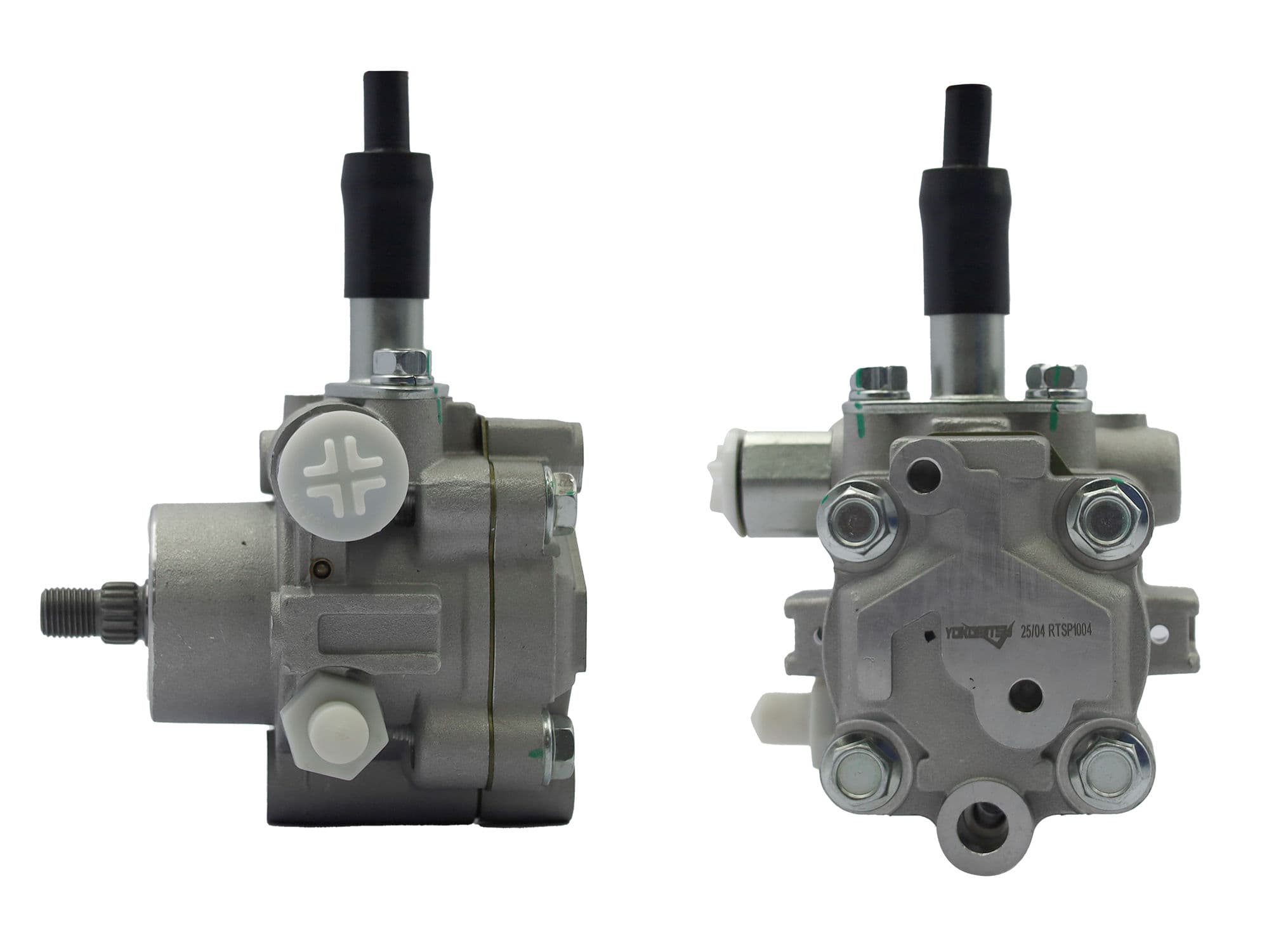 Bomba De Dirección Hidráulica Nissan NP-300 (D-22) 2WD 2.4L GASOLINA 2008-2015 Sin Depósito Sin Polea Con Bulbo