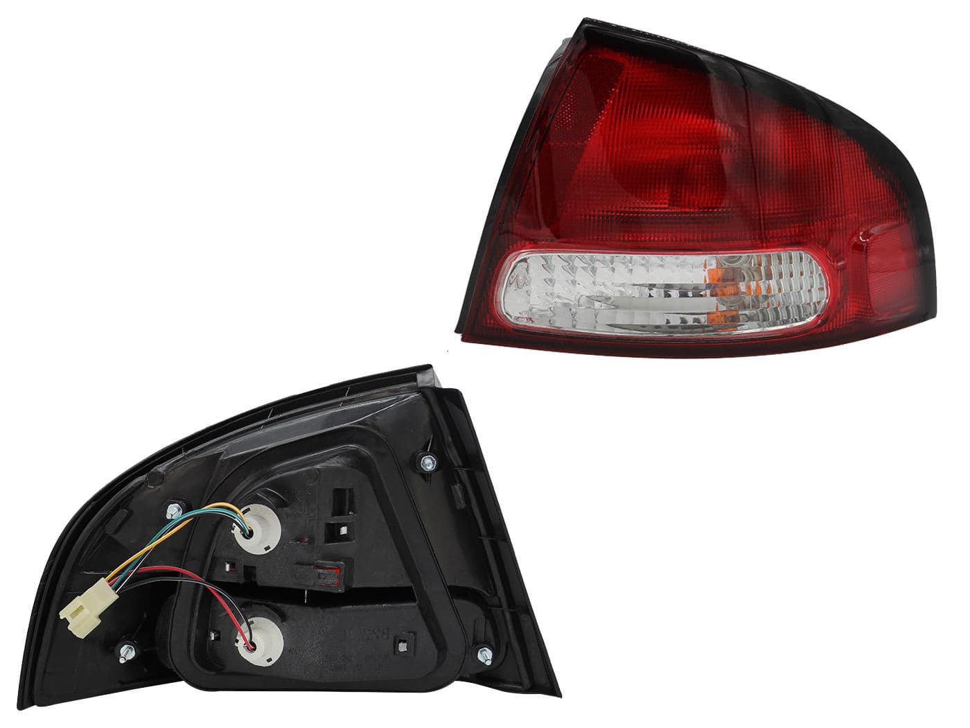 Calavera Derecha Nissan Sentra B-15 2001-2003 Con Arnés Rojo Blanco