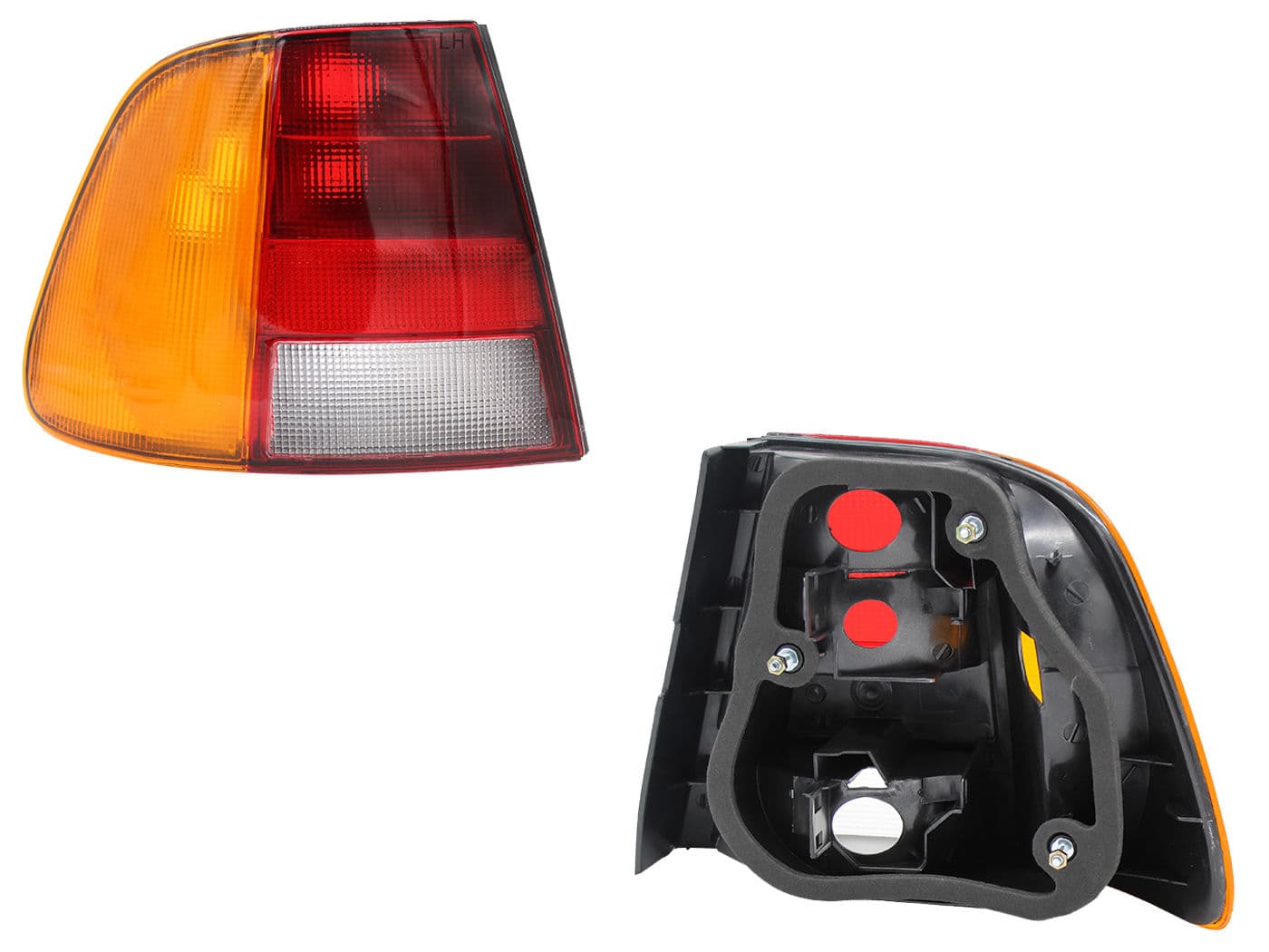 Calavera Izquierda Volkswagen Derby 1998-2000 Sin Arnés Rojo Blanco Ámbar