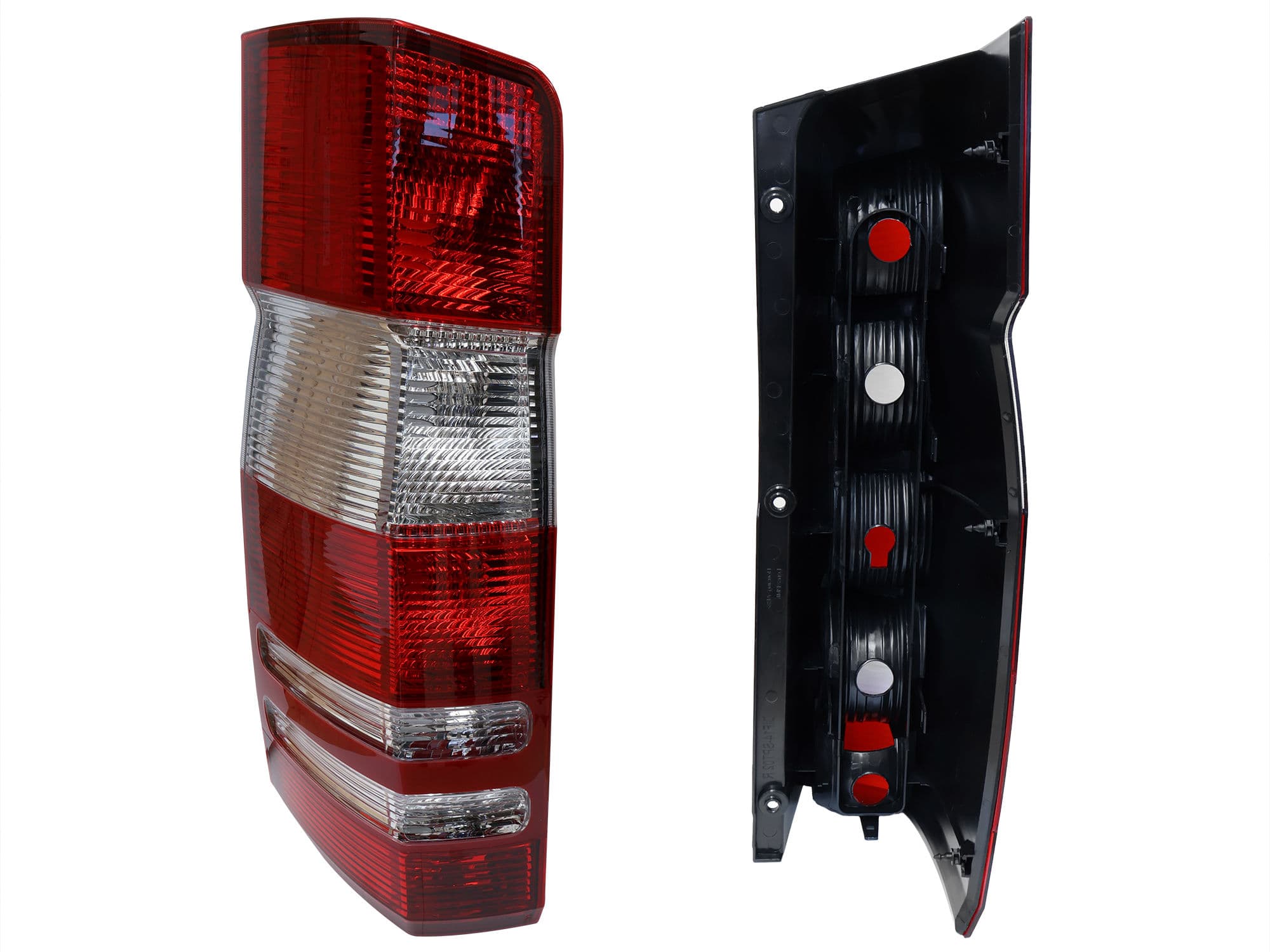 Calavera Izquierda Mercedes BENZ Sprinter 2008-2019 Sin Arnés Rojo Blanco