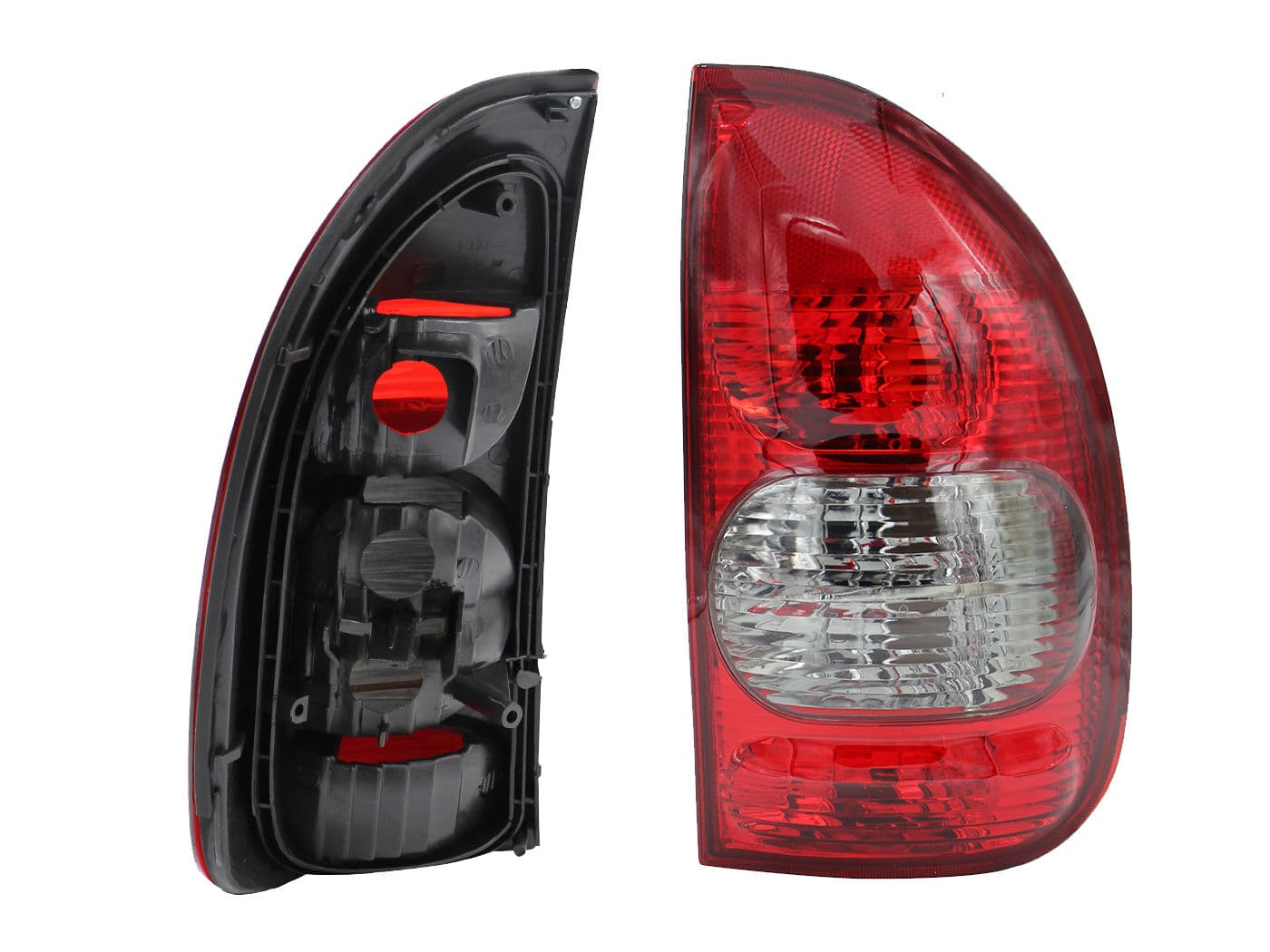 Calavera Derecha Chevrolet Chevy C-1 5 Puertas 2001-2003 Sin Arnés Rojo Blanco