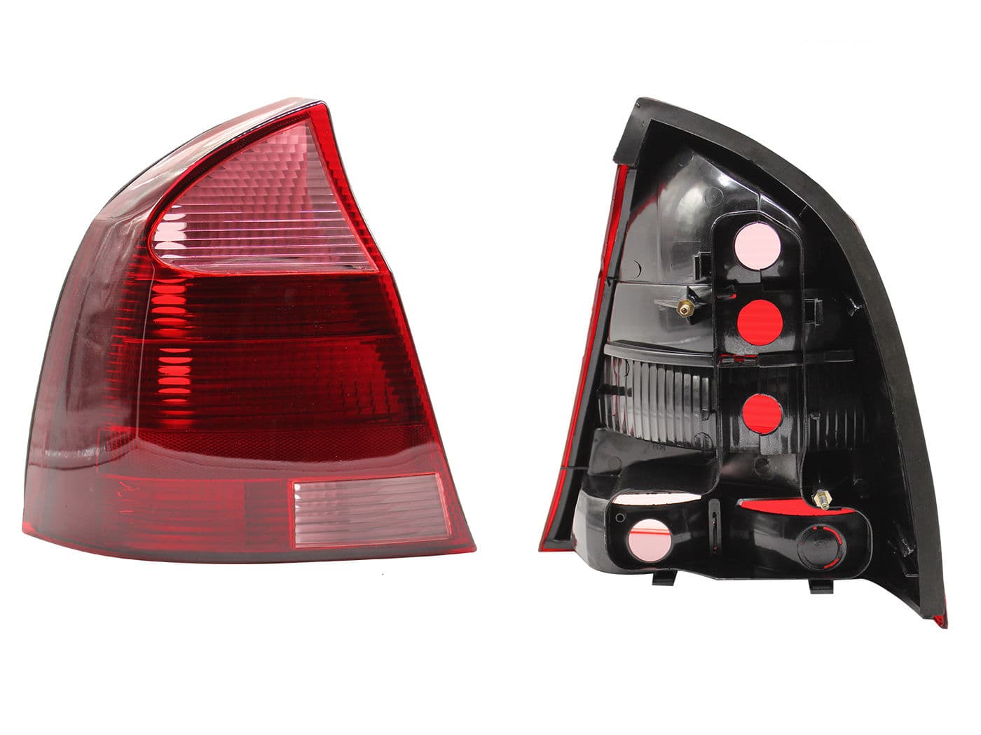 Calavera Izquierda Chevrolet Corsa 4 Puertas 2003-2008 Sin Arnés Rojo Rosa