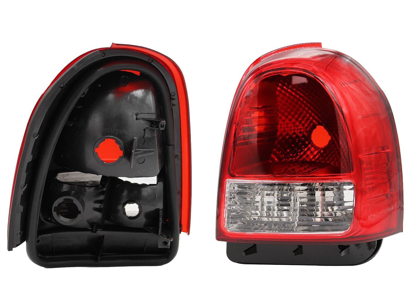 Calavera Derecha Chevrolet Chevy C-3 3 Puertas 2009-2012 Sin Arnés Rojo Blanco