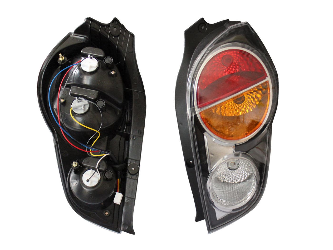 Calavera Derecha Chevrolet Spark 2011-2012 Con Arnés Rojo Blanco Ámbar