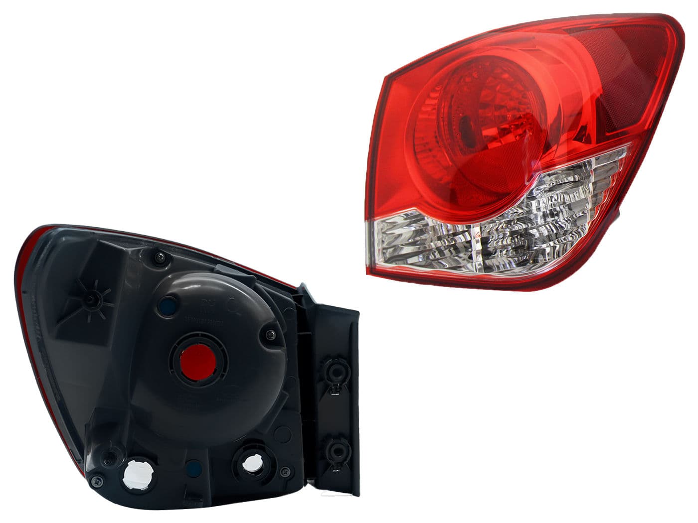 Calavera Derecha Exterior Chevrolet Cruze 2010-2015 Sin Arnés Rojo Blanco