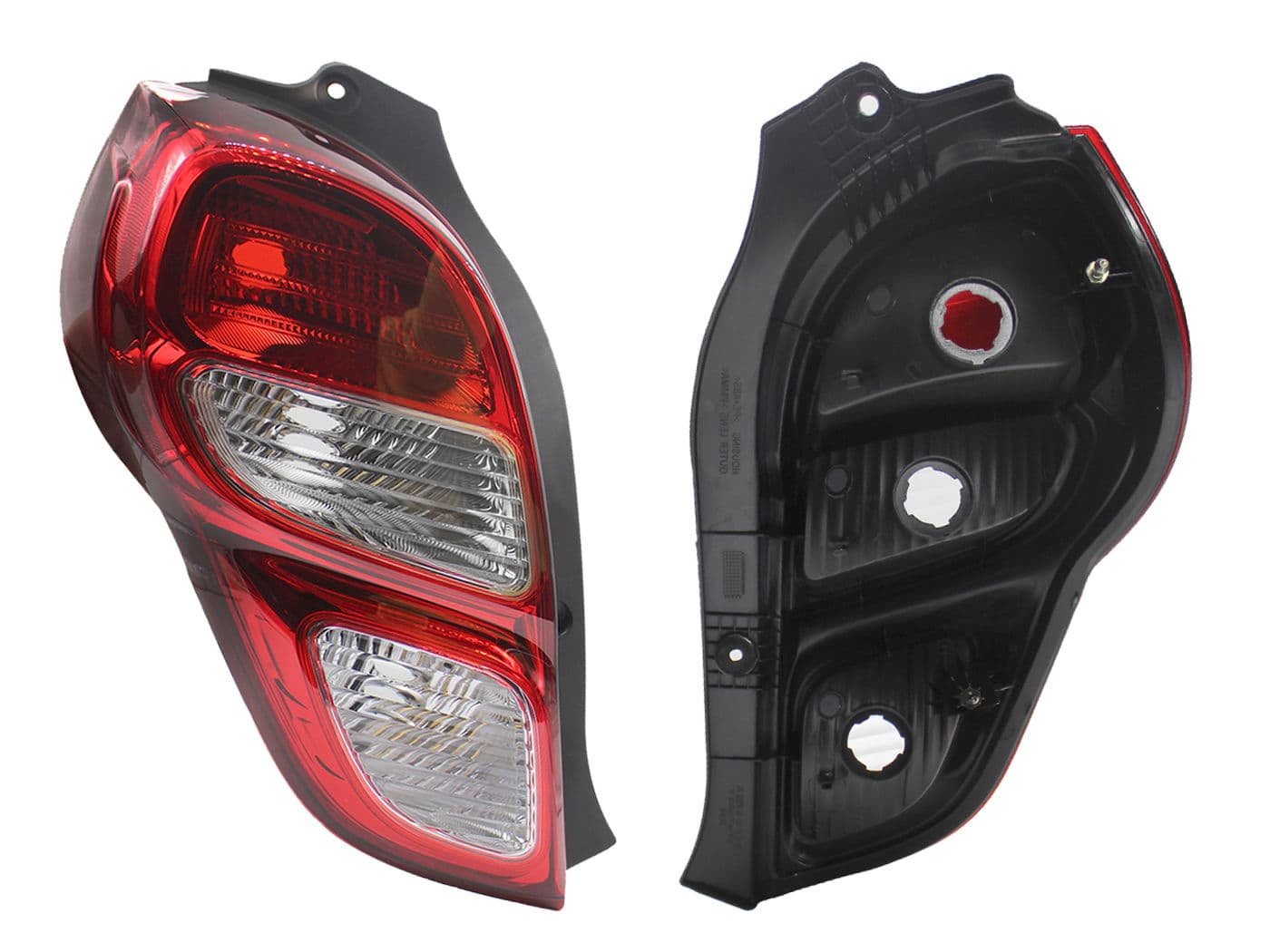 Calavera Izquierda Chevrolet BEAT 5 Puertas 2018-2021 Sin Arnés Rojo Blanco