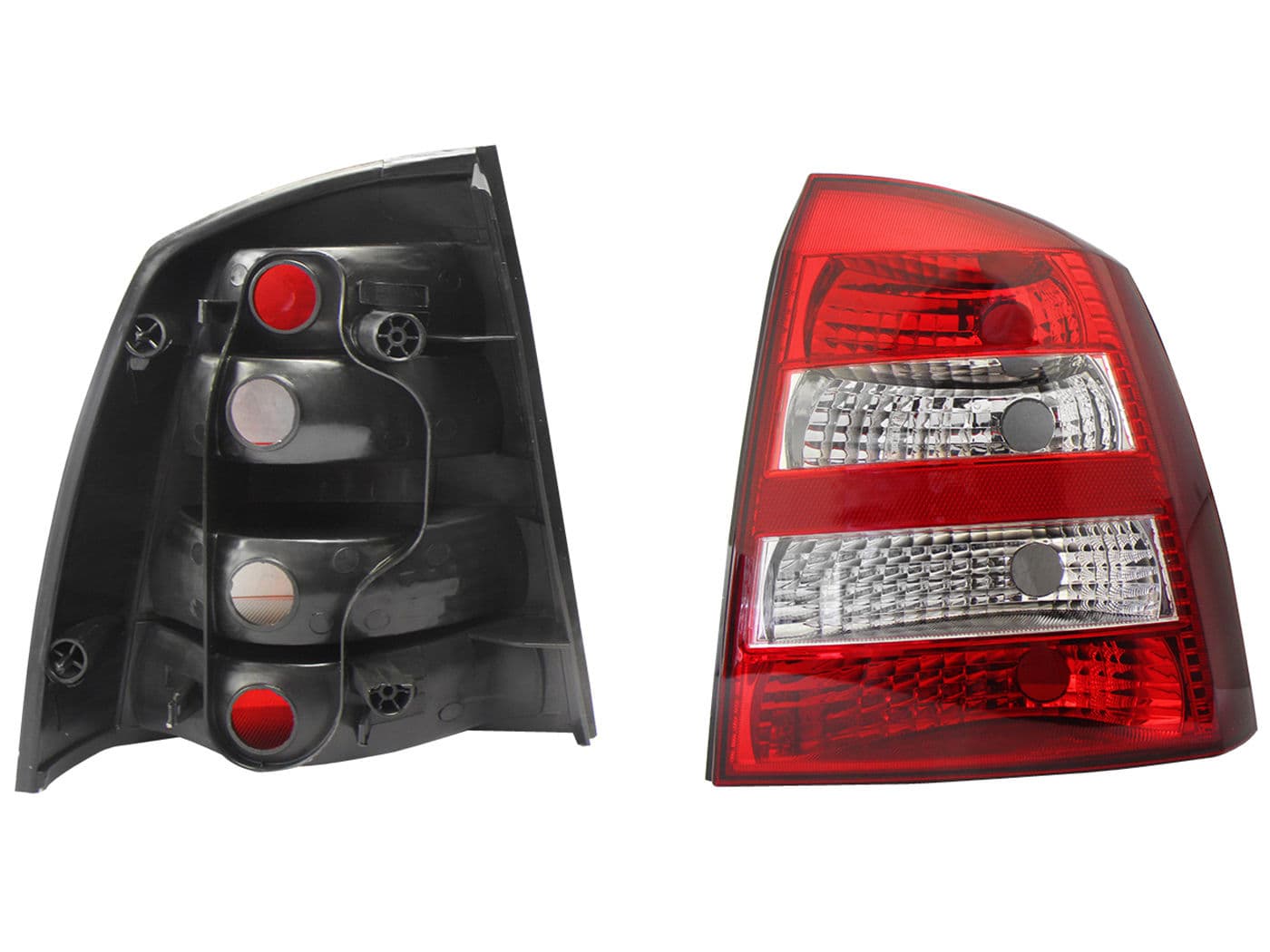 Calavera Derecha Chevrolet Astra 4 Puertas 2004-2006 Sin Arnés Clara Rojo Blanco