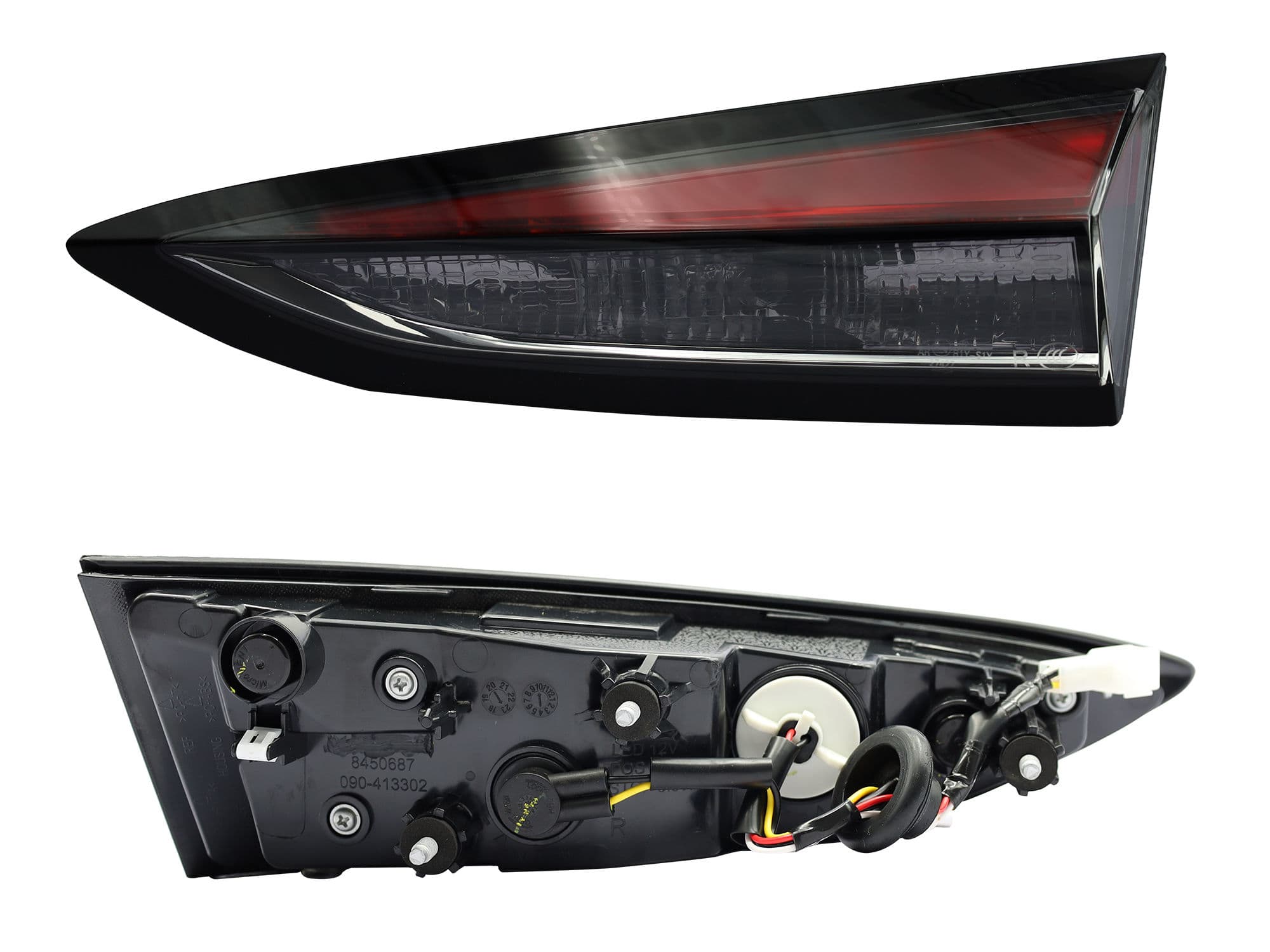Calavera Derecha Interior Chevrolet Groove 2022-2025 Con Arnés Con Led Filo Negro Rojo Blanco