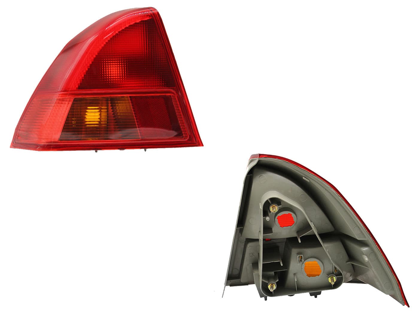Calavera Izquierda Exterior Honda Civic 4 Puertas 2001-2002 Sin Arnés Rojo