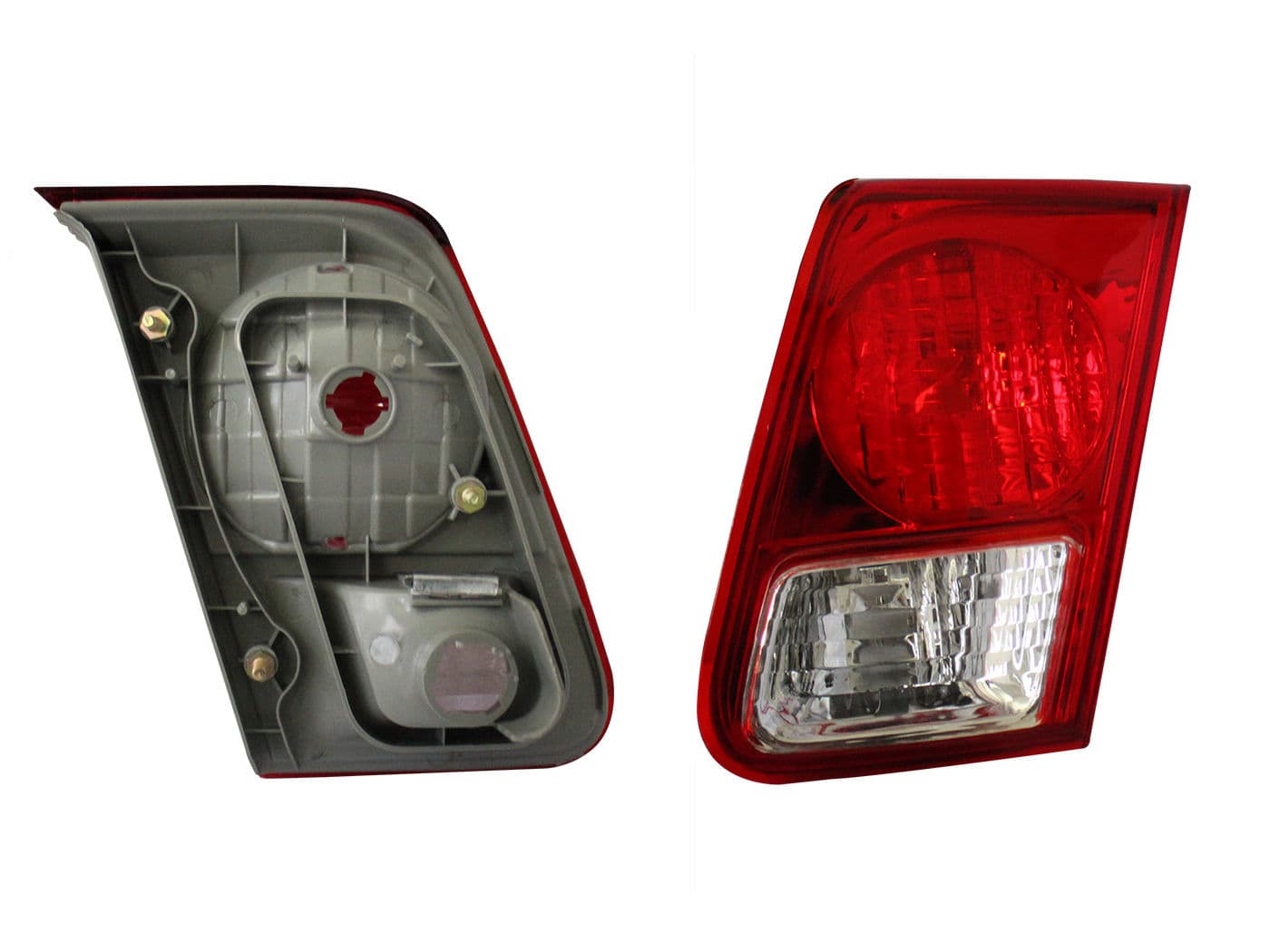 Calavera Derecha Interior Honda Civic 4 Puertas 2003-2005 Sin Arnés Rojo Blanco