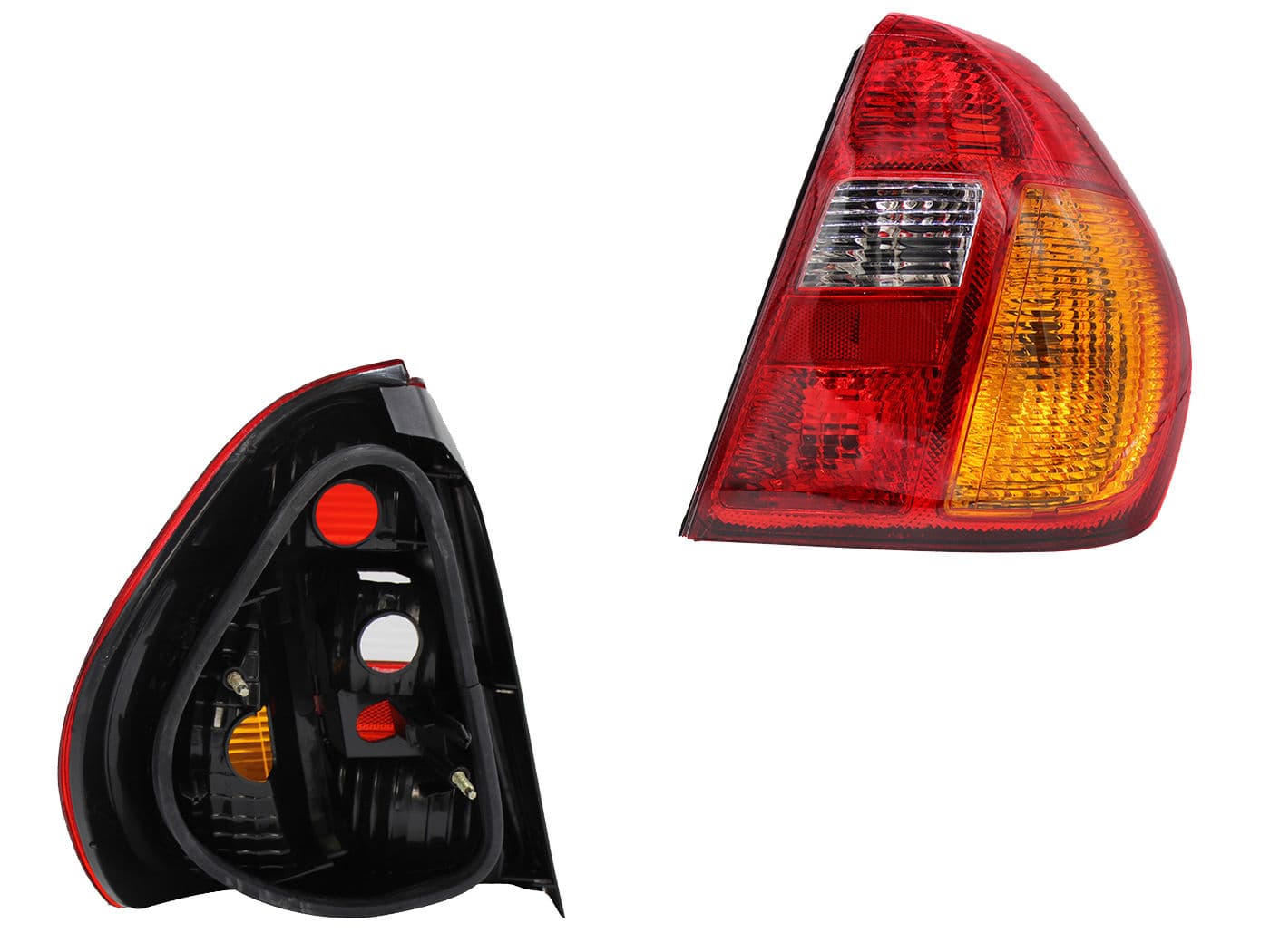 Calavera Derecha Nissan Platina 2002-2006 Sin Arnés Rojo Blanco Ámbar