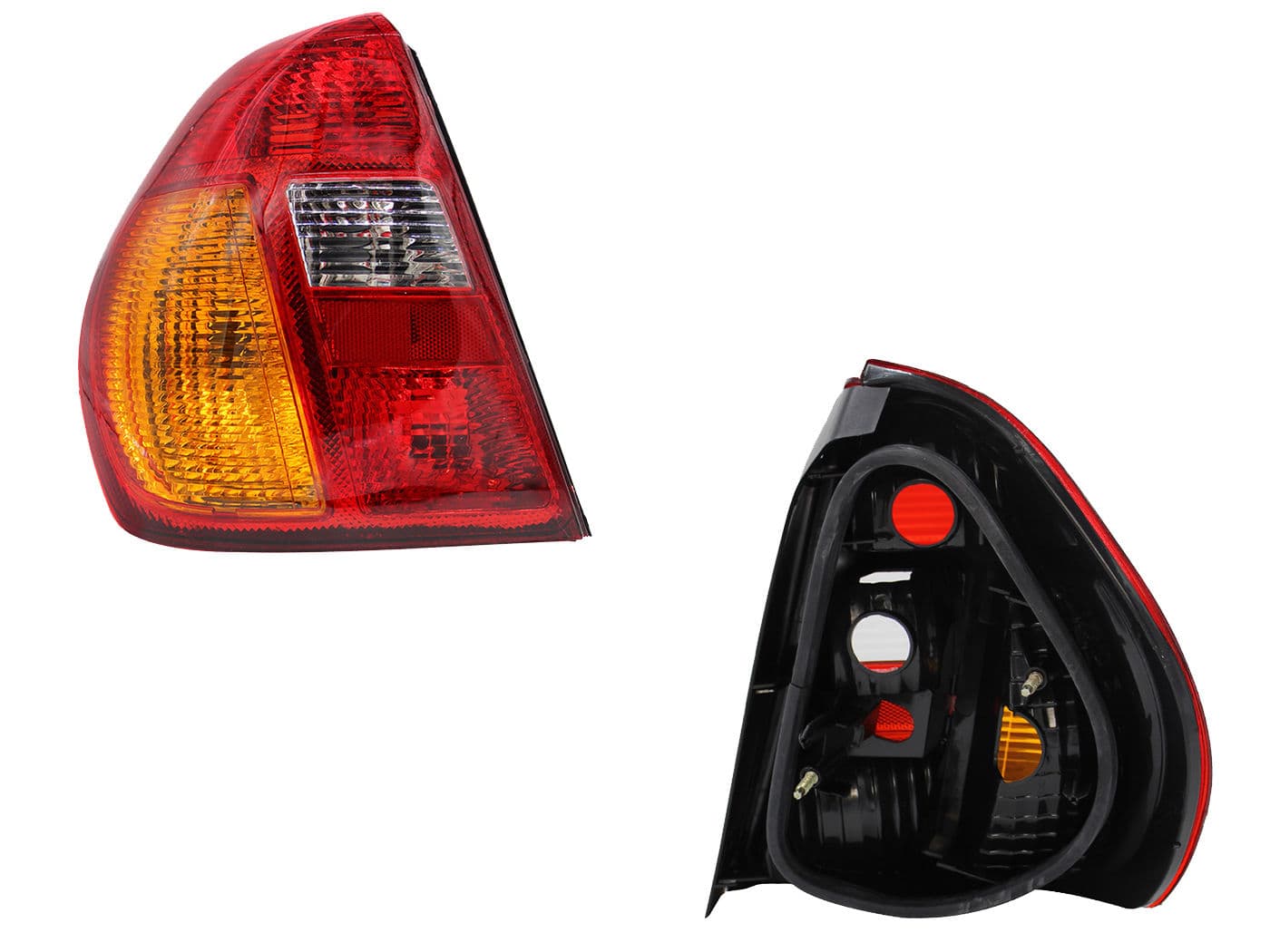 Calavera Izquierda Nissan Platina 2002-2006 Sin Arnés Rojo Blanco Ámbar