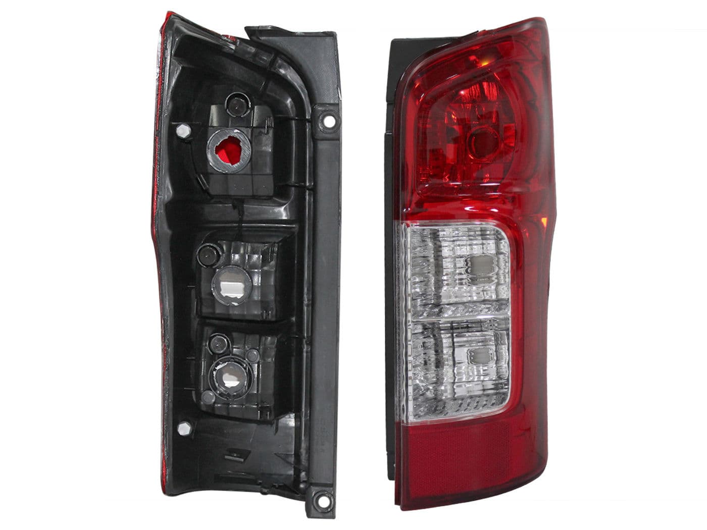 Calavera Derecha Nissan Nv-350 2013-2025 Sin Arnés Clara Rojo Blanco