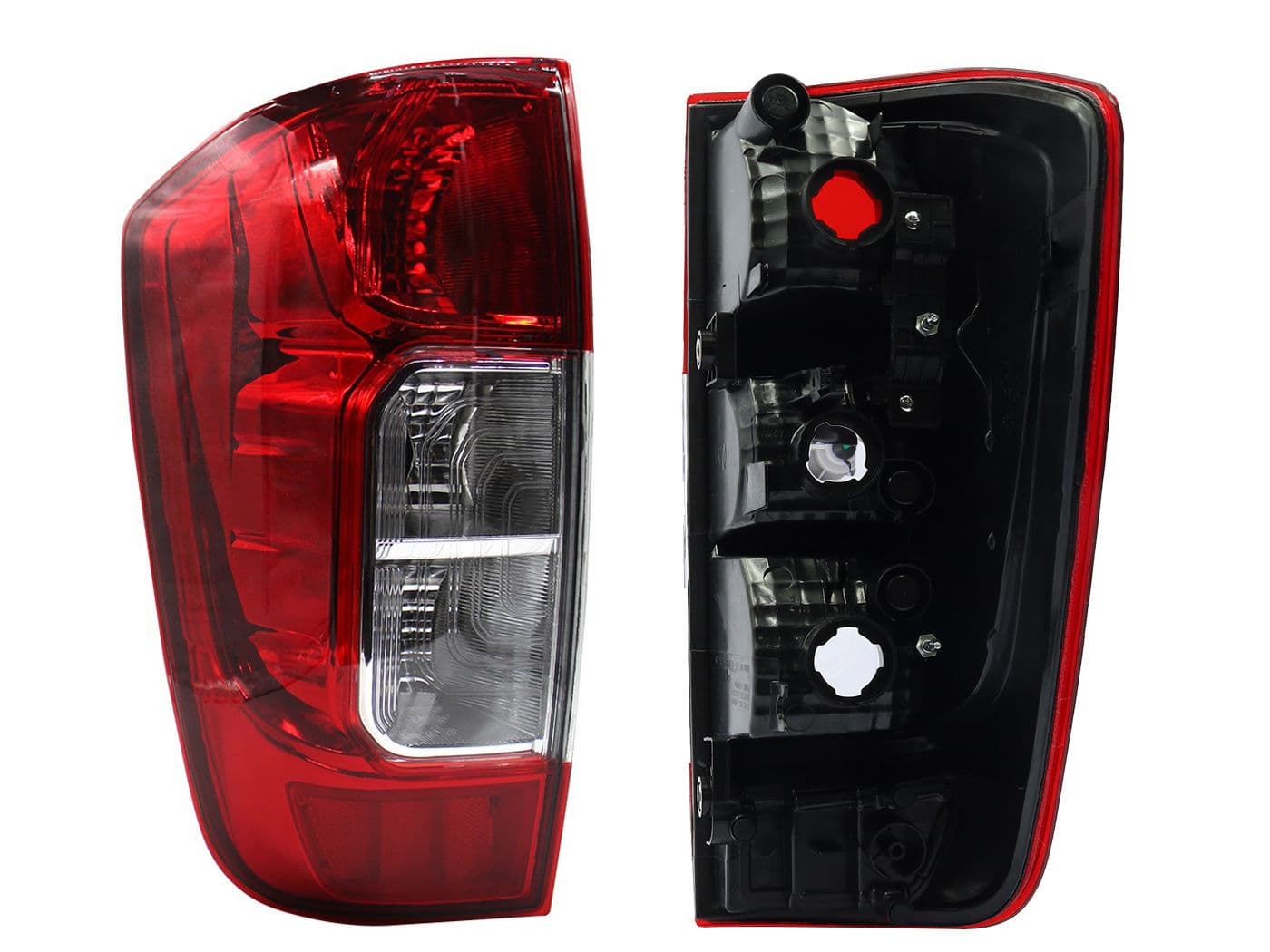 Calavera Izquierda Nissan Np-300 Frontier (d-23) 2/4wd SE/LUJO 2016-2025 Sin Arnés Rojo Blanco