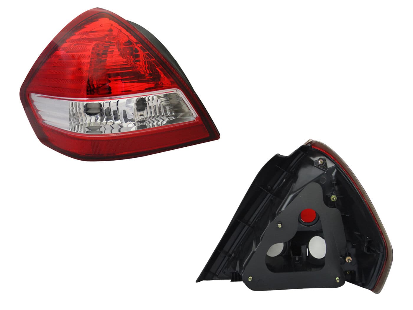 Calavera Izquierda Nissan Tiida 4 Puertas 2006-2017 Sin Arnés Rojo Blanco