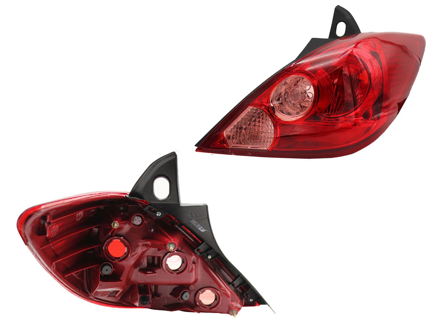 Calavera Derecha Nissan Tiida 5 Puertas 2008-2014 Sin Arnés Rojo Rosa