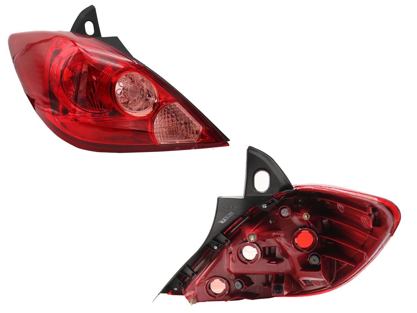 Calavera Izquierda Nissan Tiida 5 Puertas 2008-2014 Sin Arnés Rojo Rosa