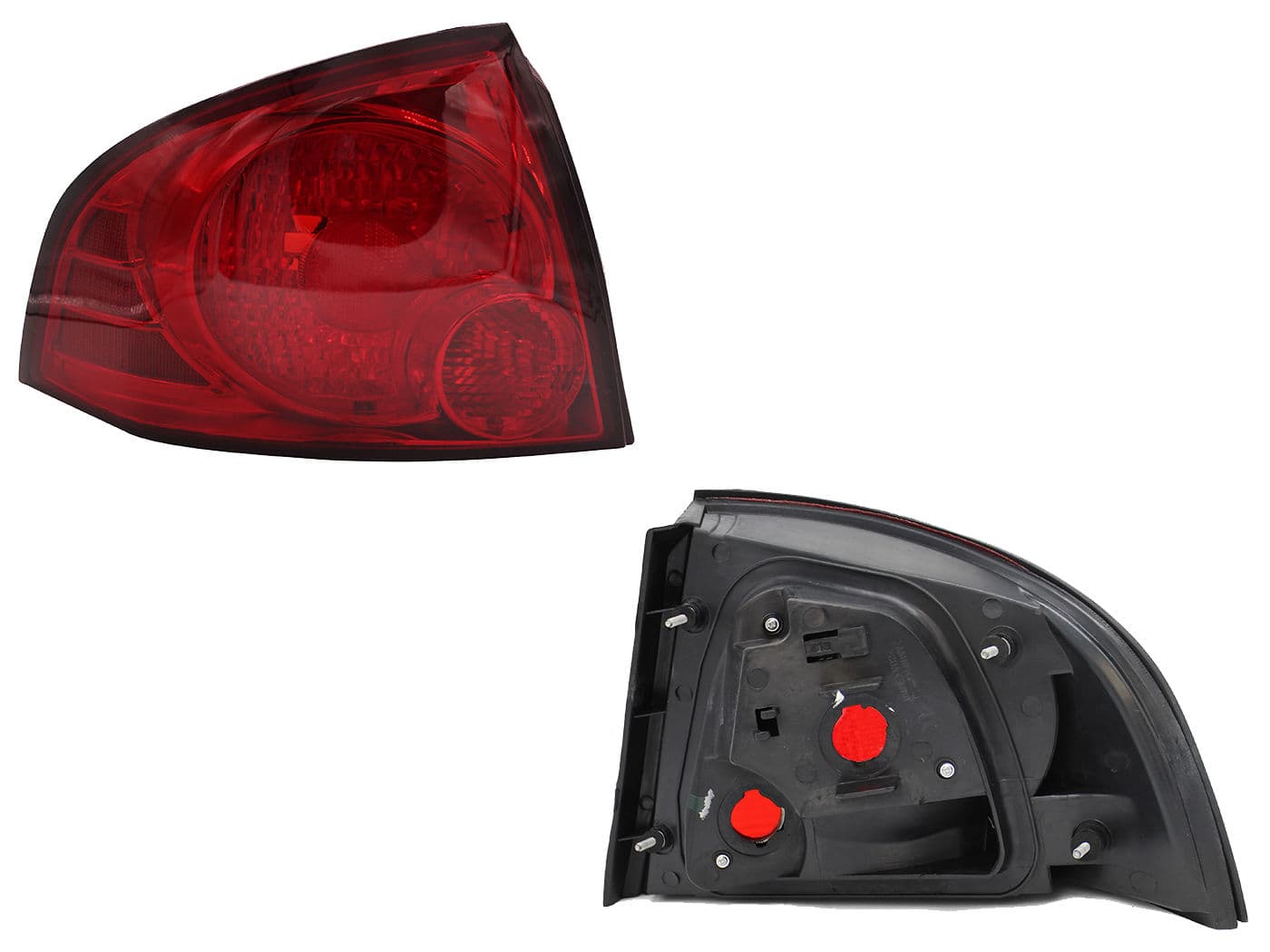 Calavera Izquierda Nissan Sentra B-15 2004-2006 Sin Arnés Clara Rojo