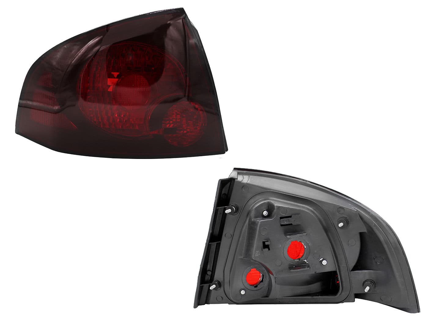 Calavera Izquierda Nissan Sentra B-15 2004-2006 Sin Arnés Oscura Ahumado Rojo