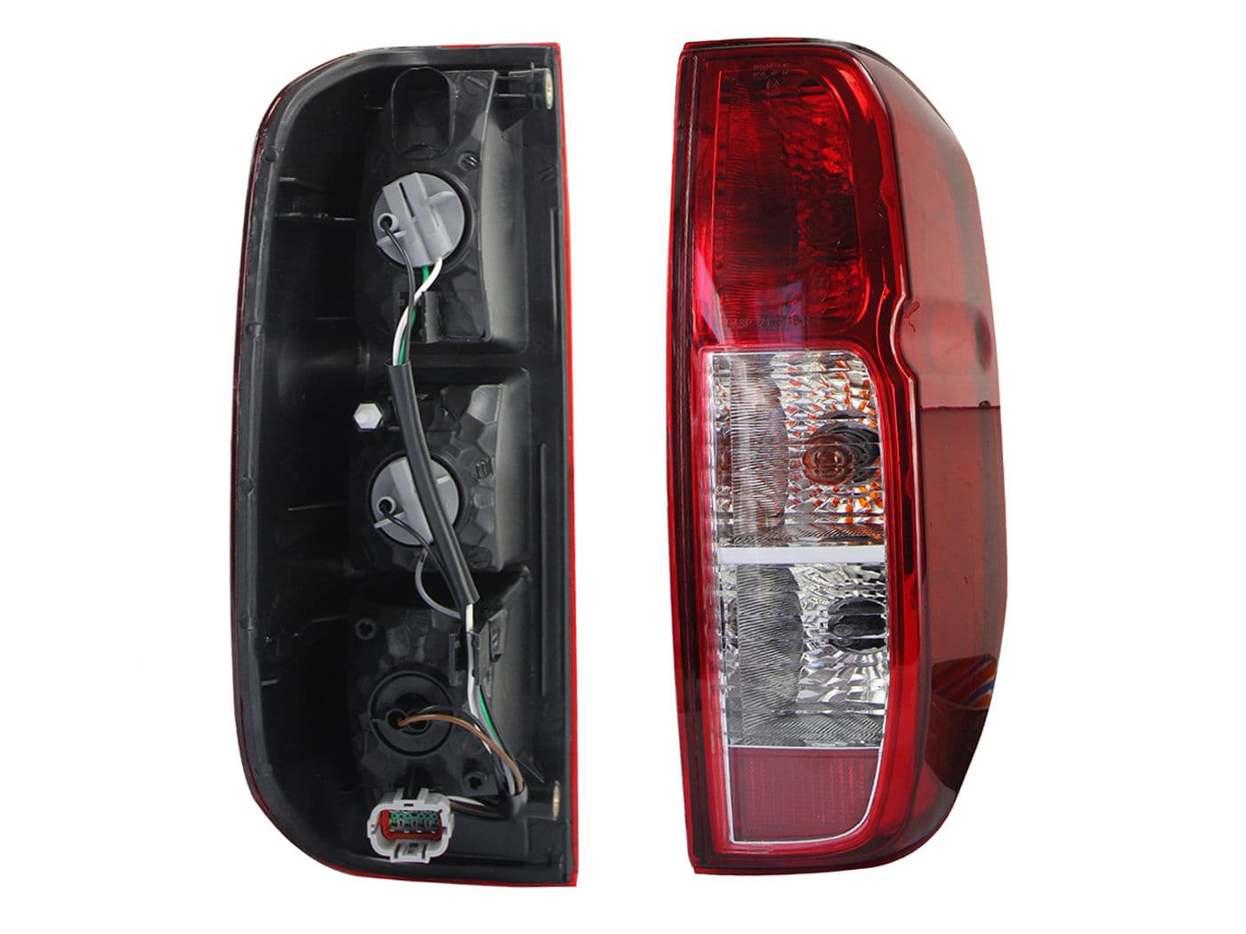 Calavera Derecha Nissan Frontier Pro-4x 2005-2019 Con Arnés Clara Rojo Blanco