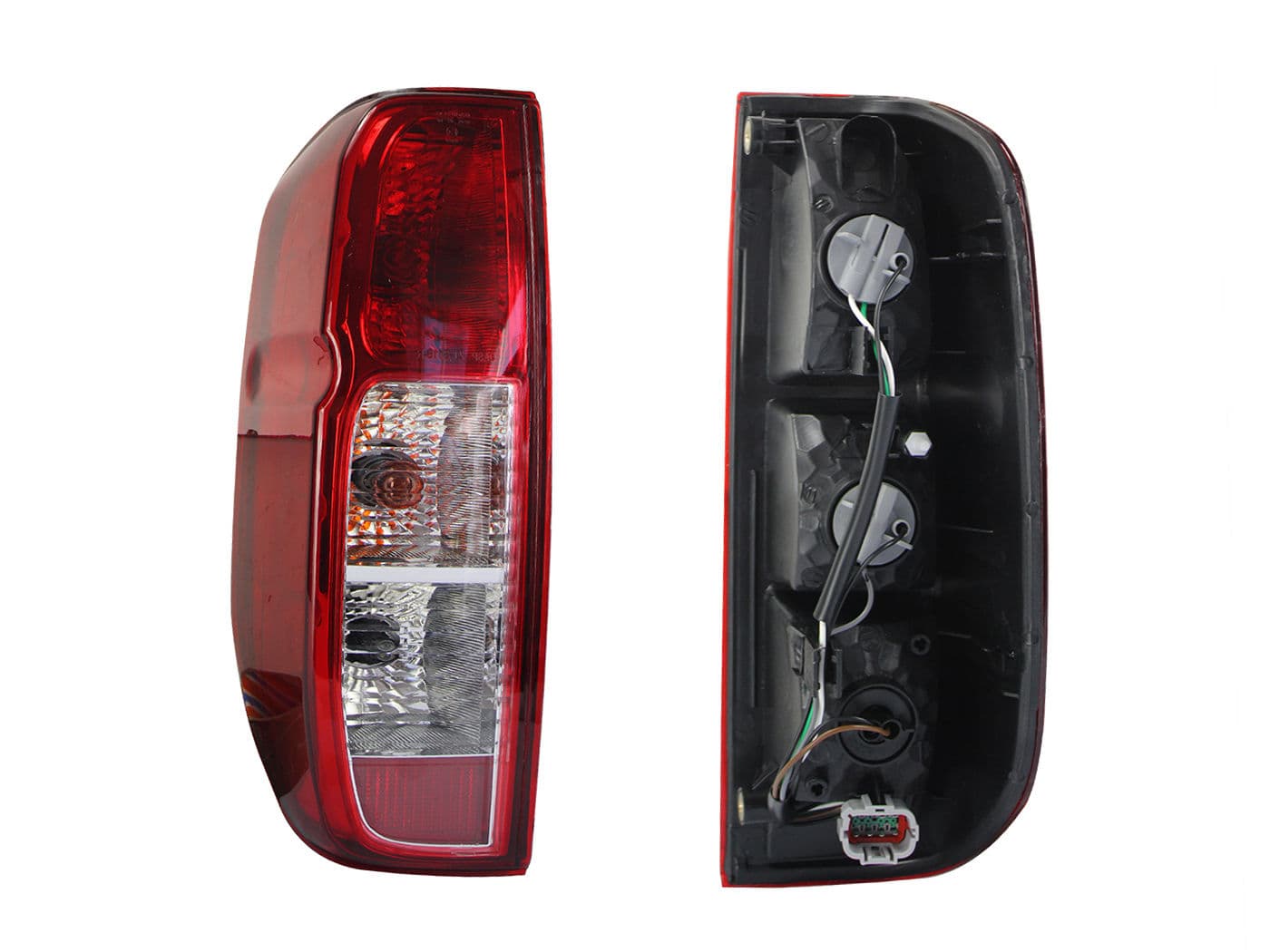 Calavera Izquierda Nissan Frontier Pro-4x 2005-2019 Con Arnés Clara Rojo Blanco