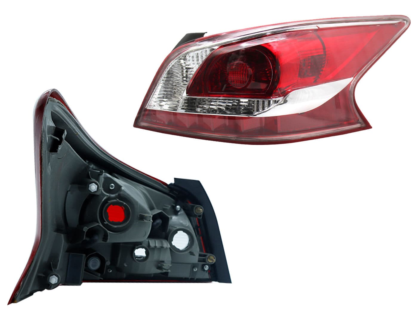 Calavera Derecha Nissan Altima 2013 Sin Arnés Clara Rojo Blanco