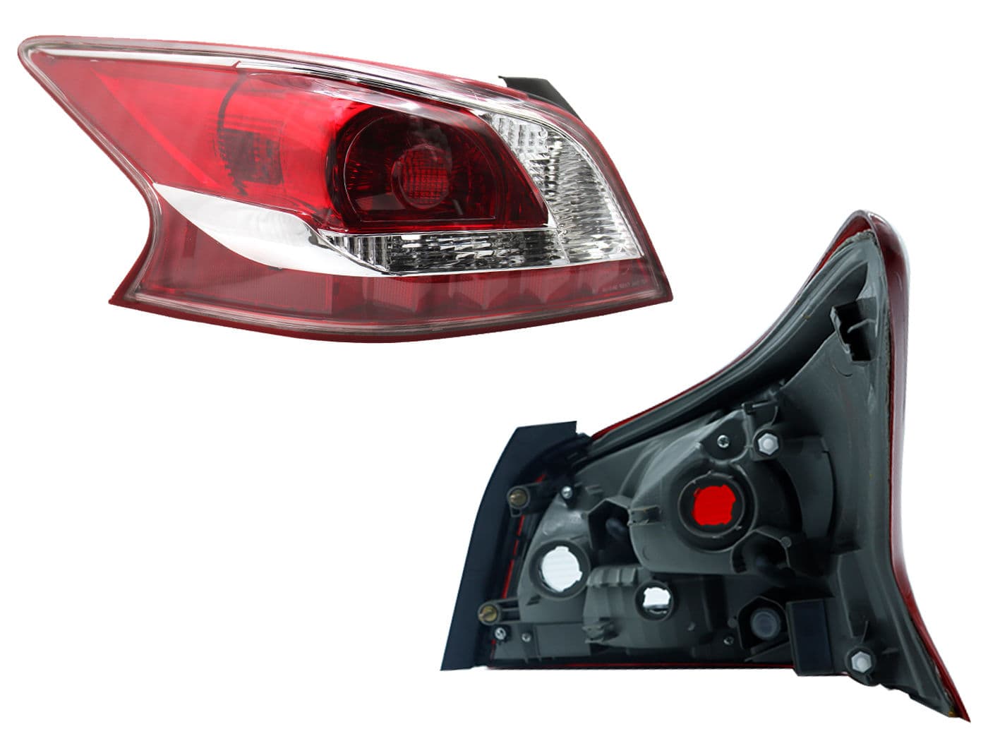 Calavera Izquierda Nissan Altima 2013 Sin Arnés Clara Rojo Blanco