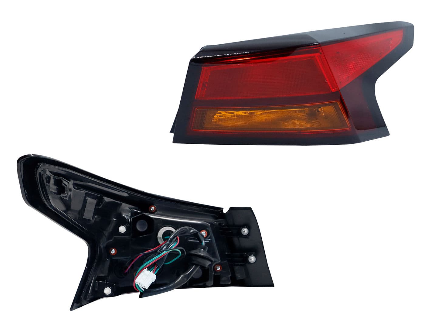 Calavera Derecha Exterior Nissan Altima 2019-2024 Con Arnés Rojo Ámbar