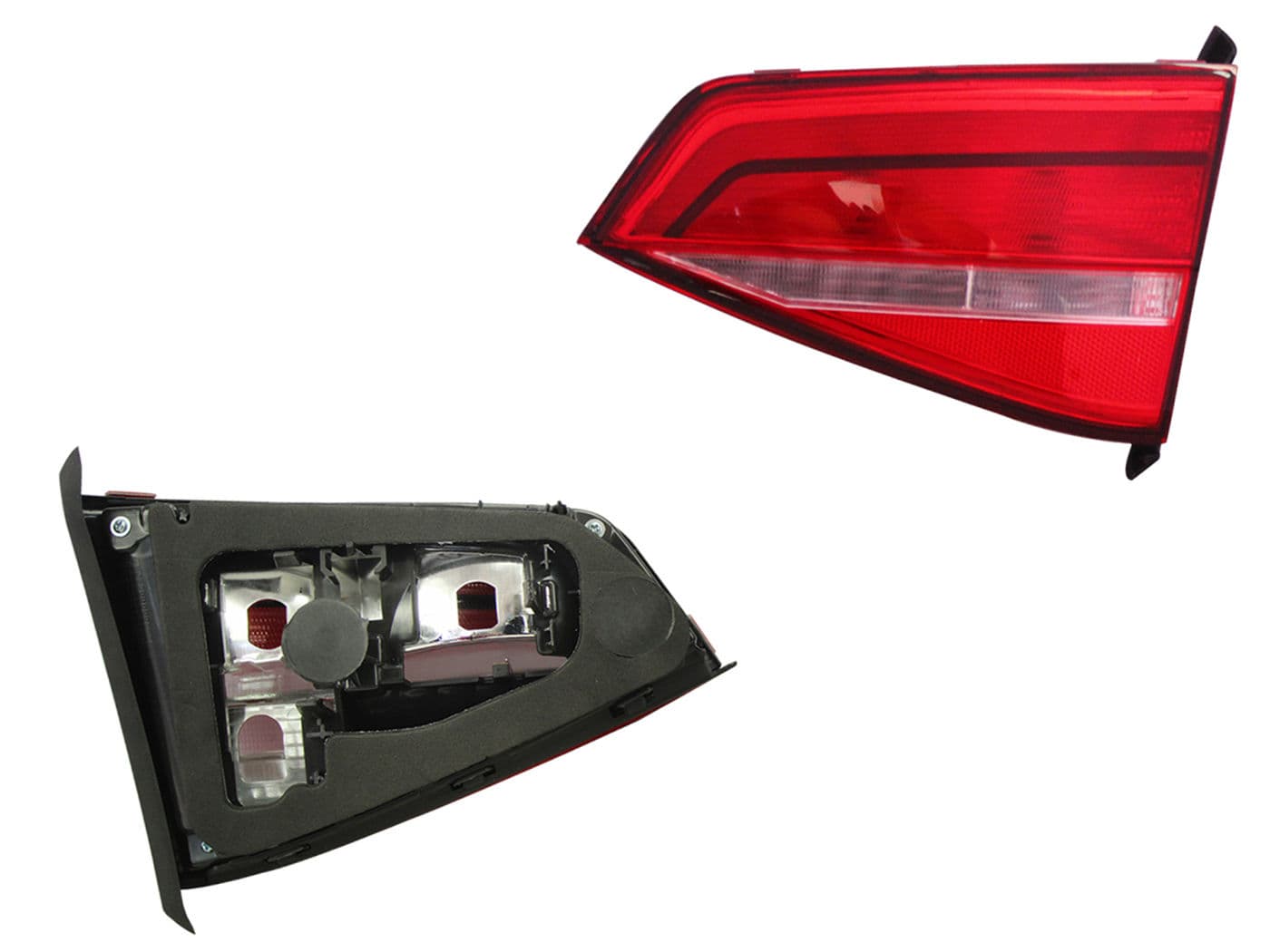 Calavera Derecha Interior Volkswagen Jetta A6 Bicentenario 2015-2018 Sin Arnés Clara Rojo Blanco
