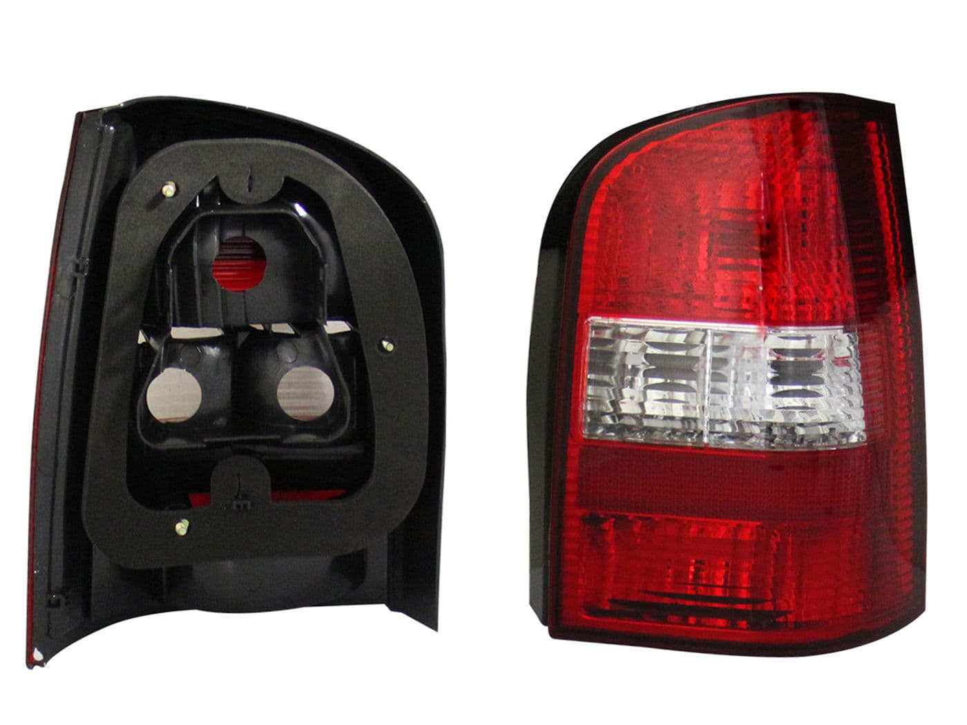 Calavera Derecha Volkswagen Pointer Vagoneta 2000-2003 Sin Arnés Clara Rojo Blanco