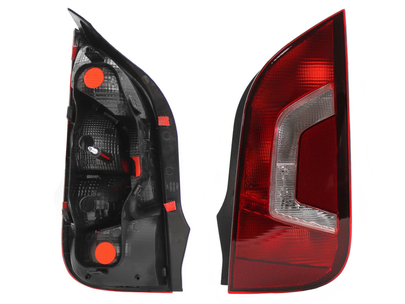 Calavera Derecha Volkswagen UP 2016-2017 Sin Arnés Rojo Blanco
