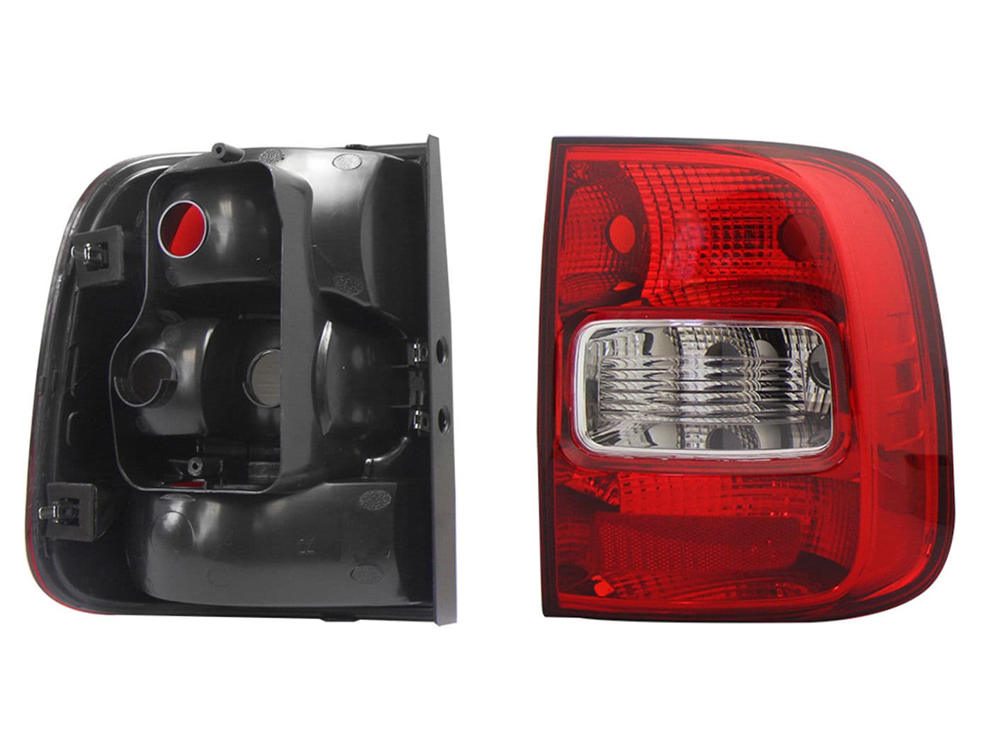 Calavera Derecha Volkswagen Saveiro 2010-2016 Sin Arnés Clara Rojo Blanco