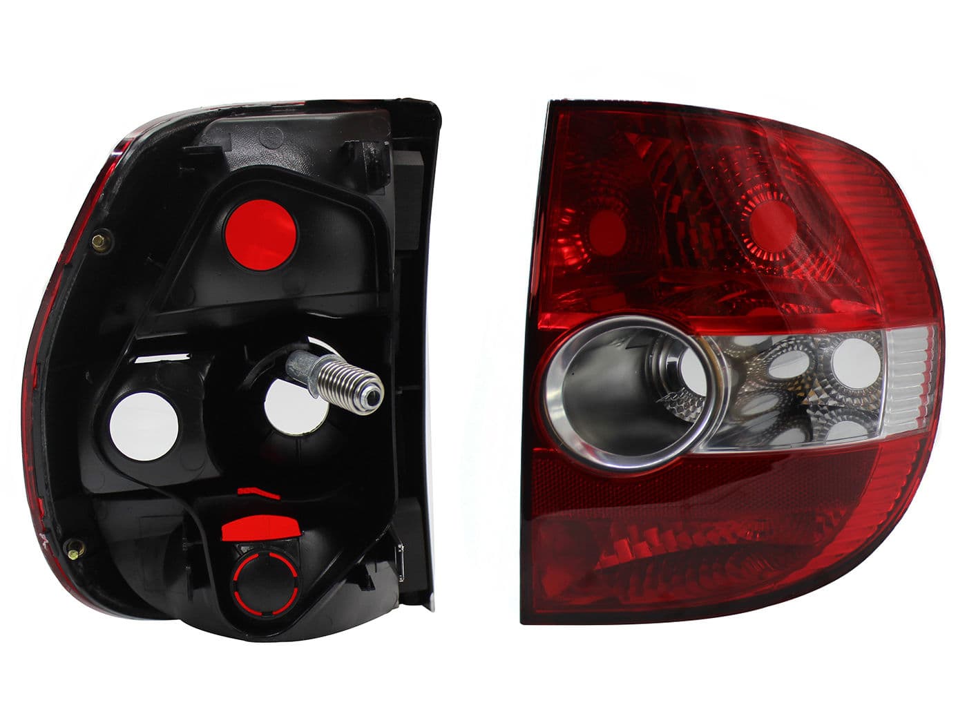 Calavera Derecha Volkswagen LUPO 2004-2009 Sin Arnés Rojo Blanco
