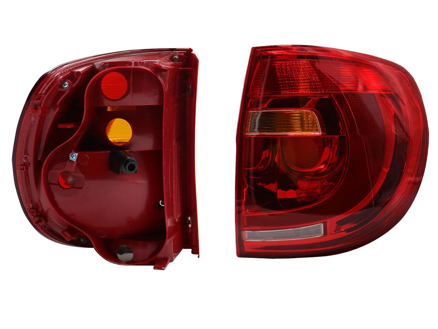 Calavera Derecha Volkswagen Crossfox 2010-2015 Sin Arnés Clara Rojo Blanco Ámbar