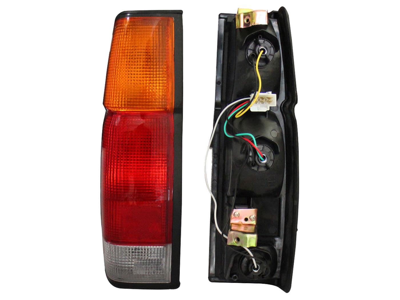 Calavera Izquierda Nissan D-21 USA 1986-1997 Con Arnés Rojo Blanco Ámbar